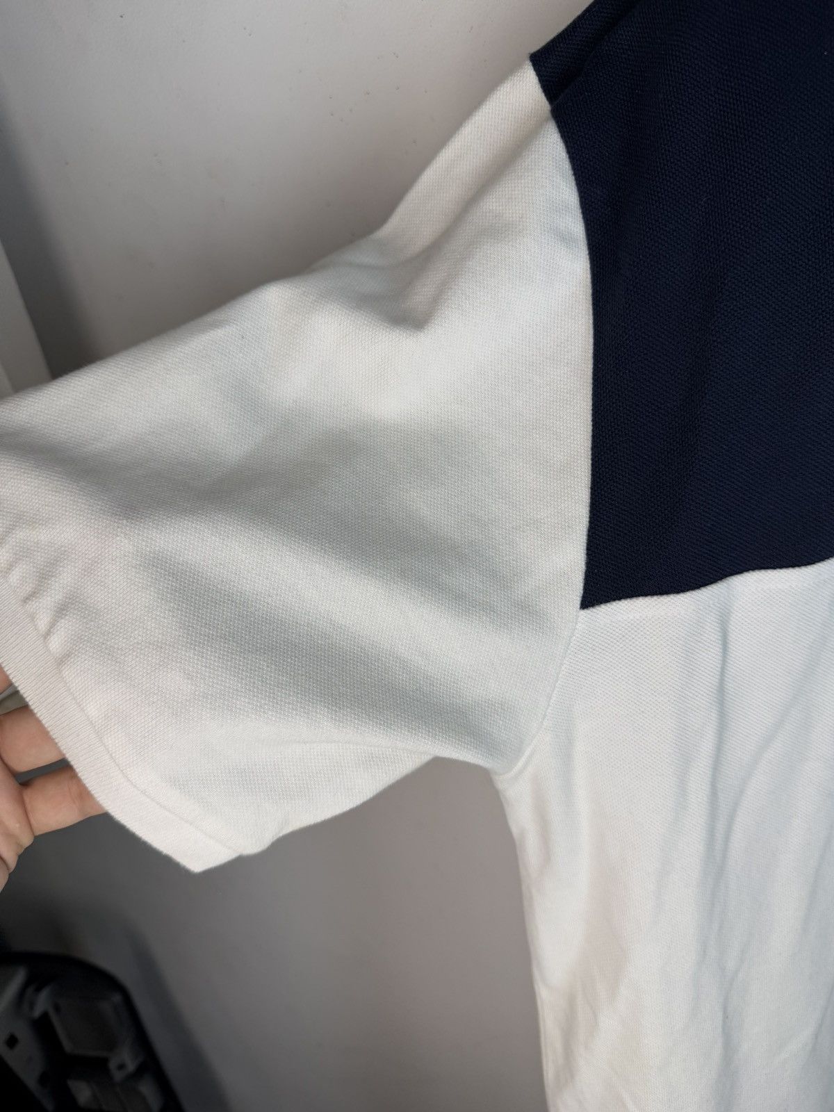 Yves Saint Laurent White YSL Polo Shirt Spell Out YSL T-Shirt Size US XL / EU 56 / 4 - 10 Thumbnail