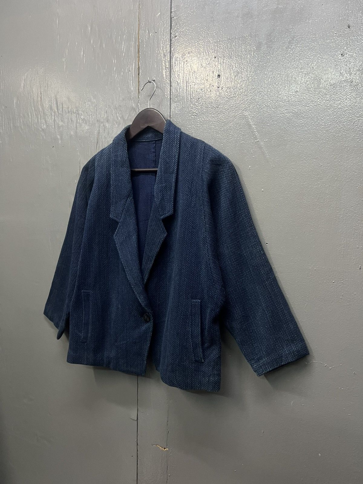 Japanese Brand Japan Indigo Dye Sashiko Kendo Jacket Size US M / EU 48-50 / 2 - 2 Thumbnail