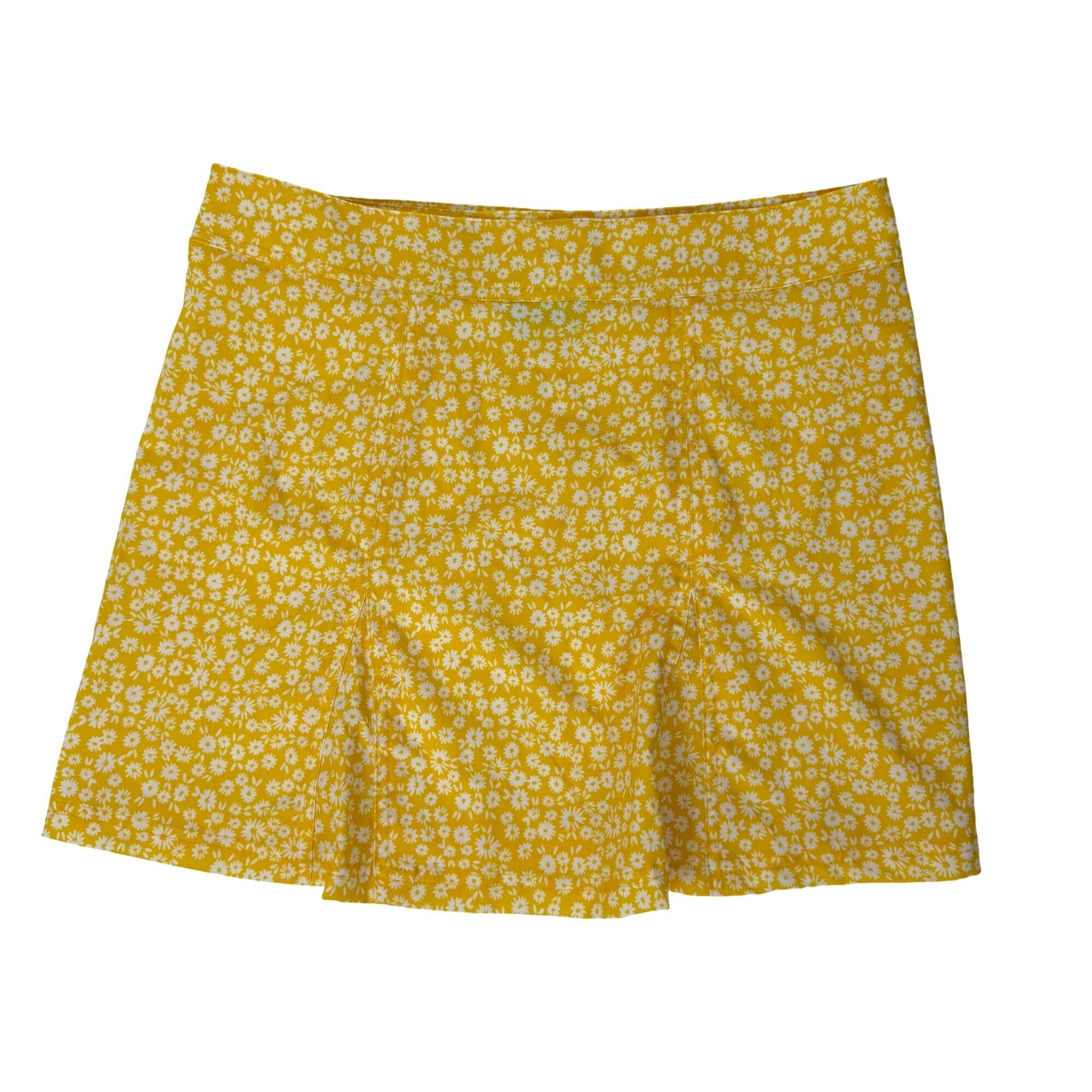 Other Rip Skirt Hawaii Women's Floral Wrap Skirt Size M Yellow Size 28" / US 6 / IT 42 - 6 Thumbnail