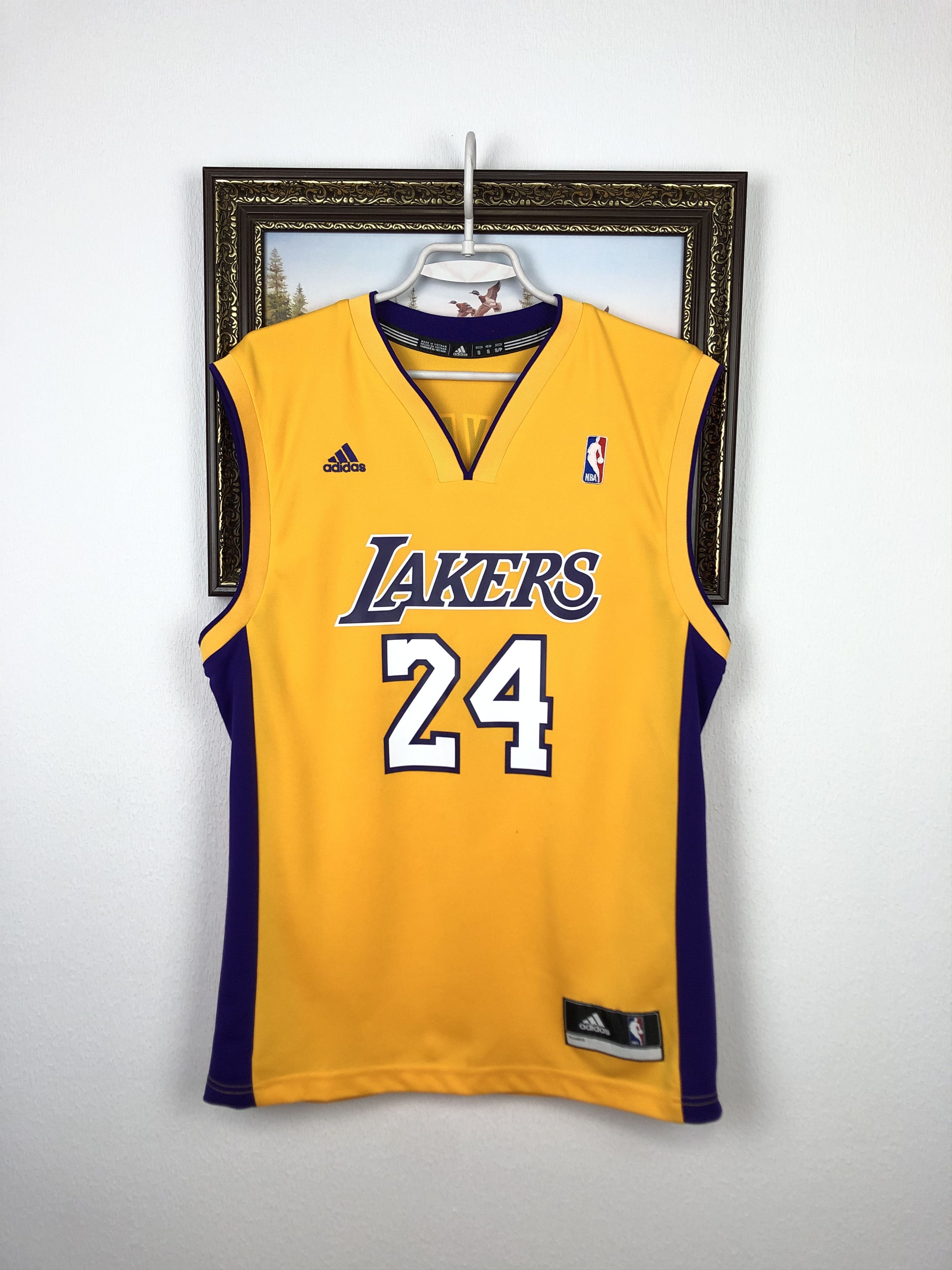 Adidas Adidas Los Angeles Lakers Bryant Yellow NBA Jersey Tee Size US S / EU 44-46 / 1 - 1 Thumbnail