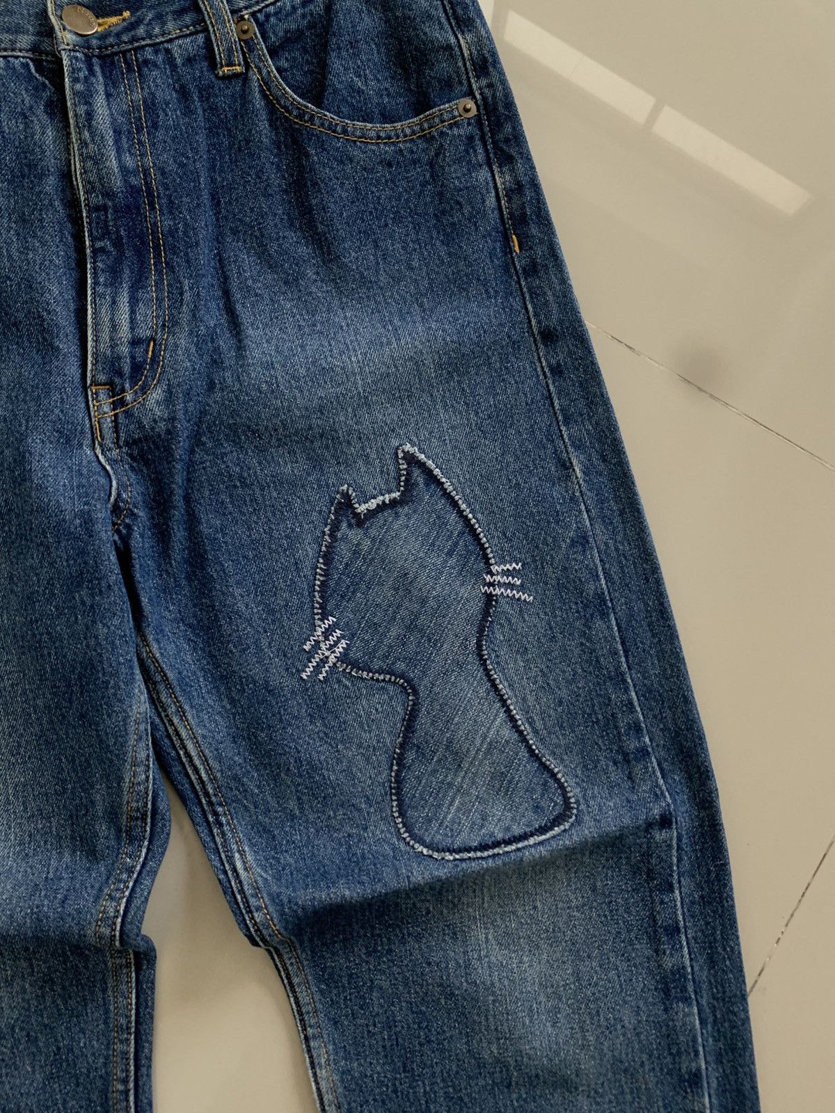 Issey Miyake Ne-Net Issey Miyake Embroidery Jeans Size US 30 / EU 46 - 6 Thumbnail