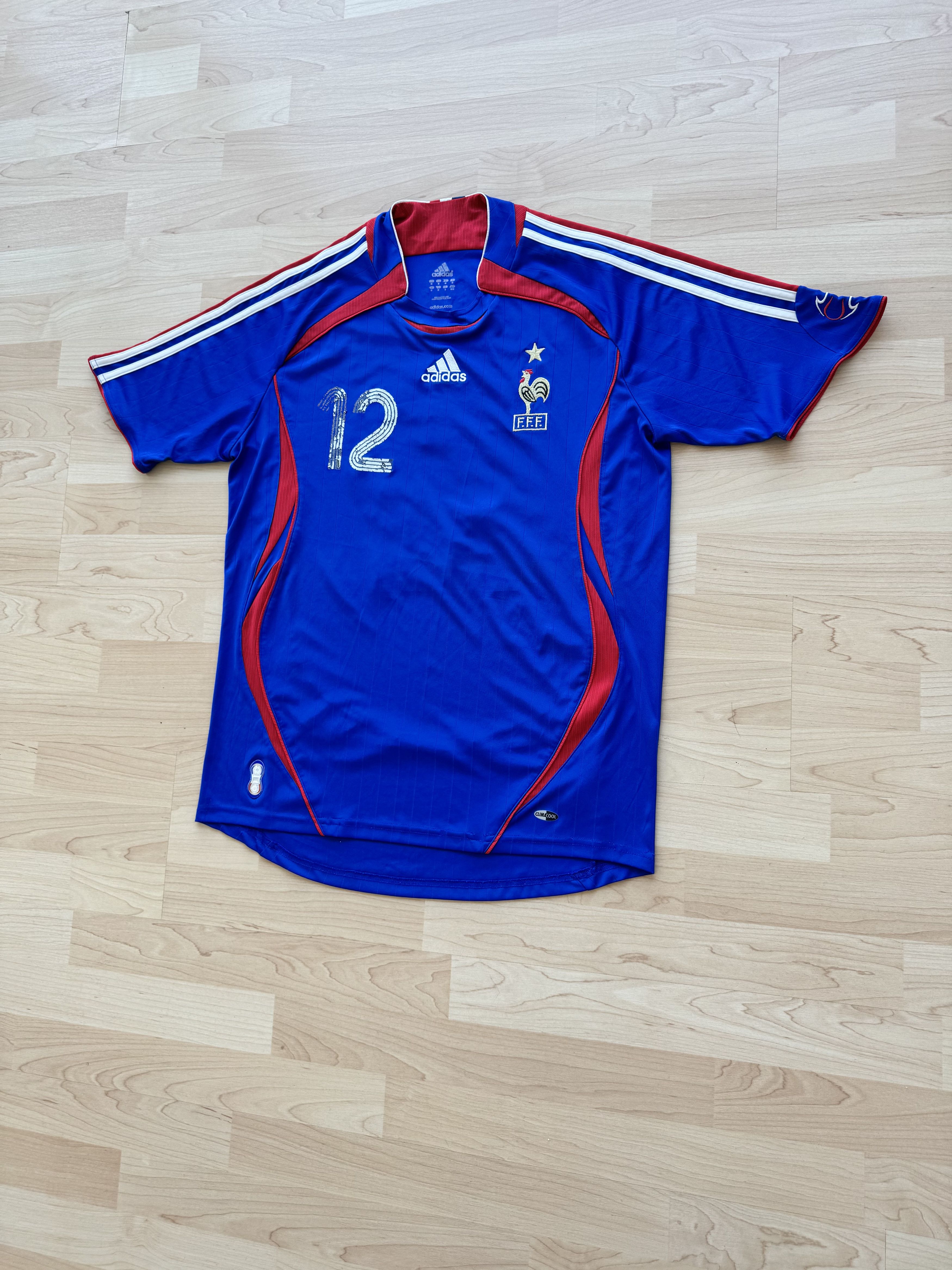 Adidas Football shirt soccer FC France Home 2006/2007 Size US M / EU 48-50 / 2 - 3 Thumbnail