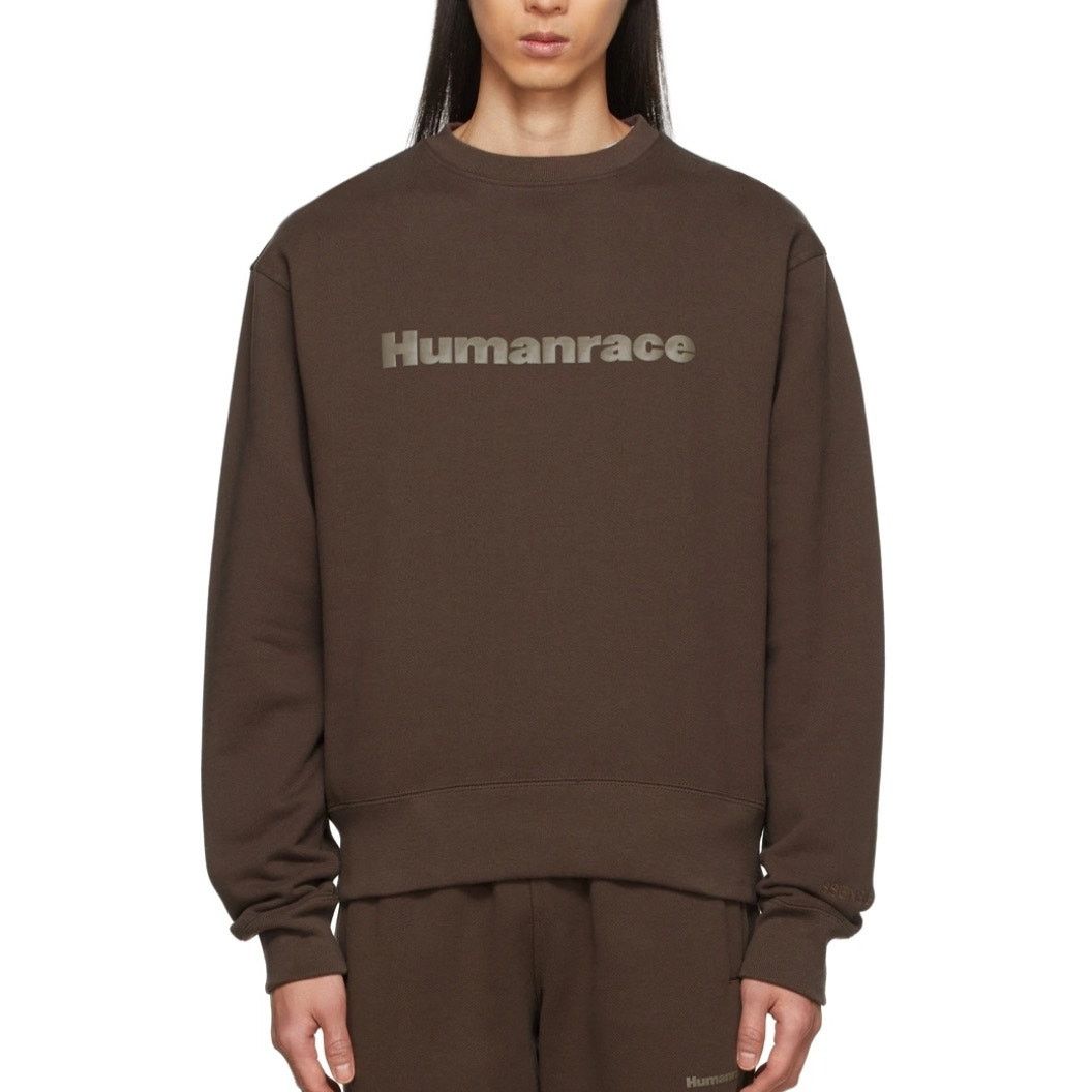 Adidas adidas x Humanrace - Brown Tonal Logo Sweater/ s / NWT Size US S / EU 44-46 / 1 - 1 Thumbnail