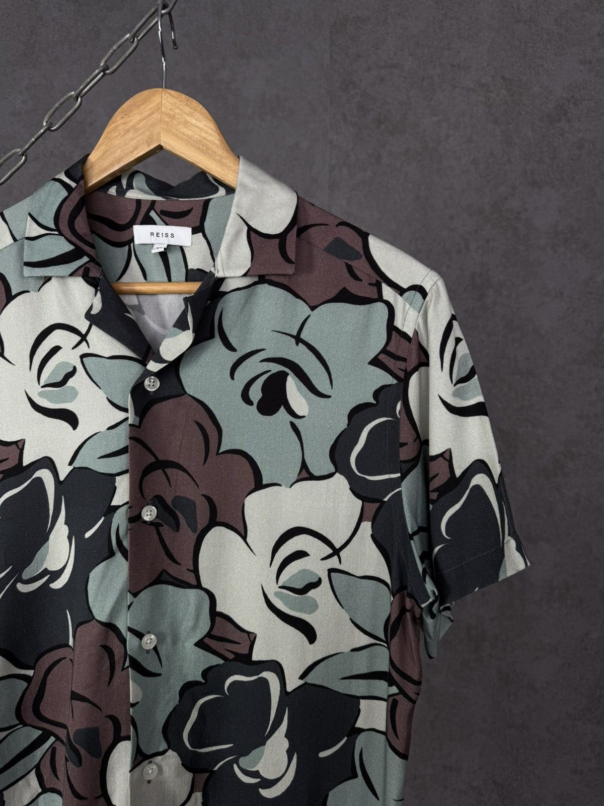 Reiss Reiss art crazy Hawaiian shirt Size US XS / EU 42 / 0 - 2 Thumbnail