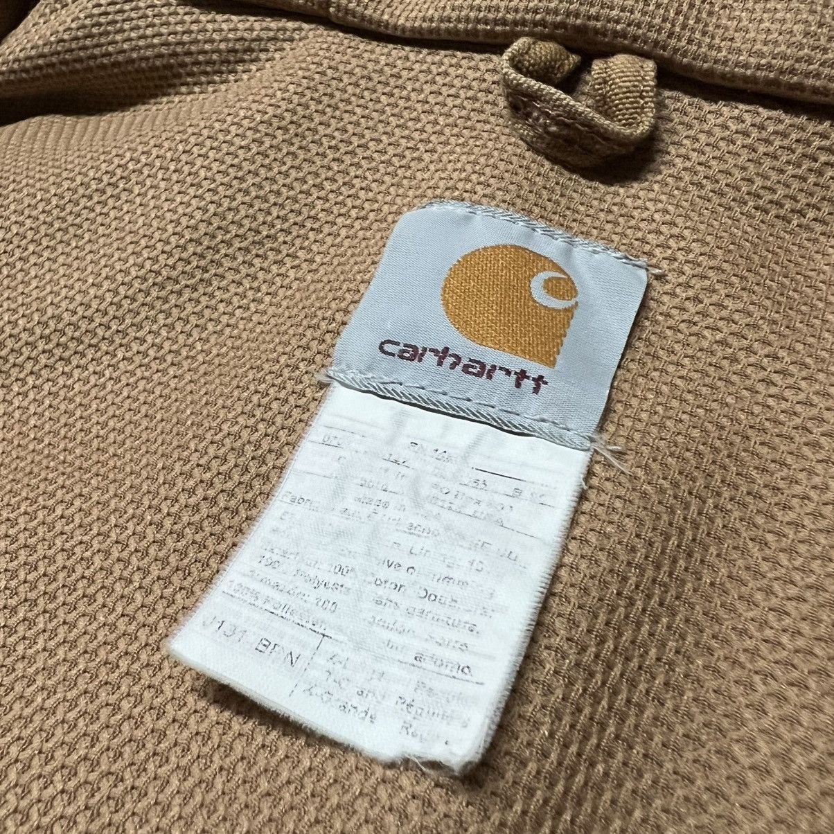 Carhartt × Carhartt Wip × Vintage Vintage 90’s Carhartt J131 BRN Full-Zip Hooded Jacket Size US XL / EU 56 / 4 - 8 Thumbnail