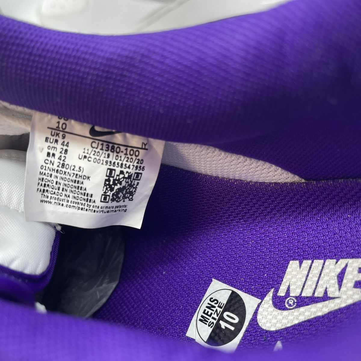 Nike Air Force 1 low voltage purple Size US 10 / EU 43 - 8 Thumbnail