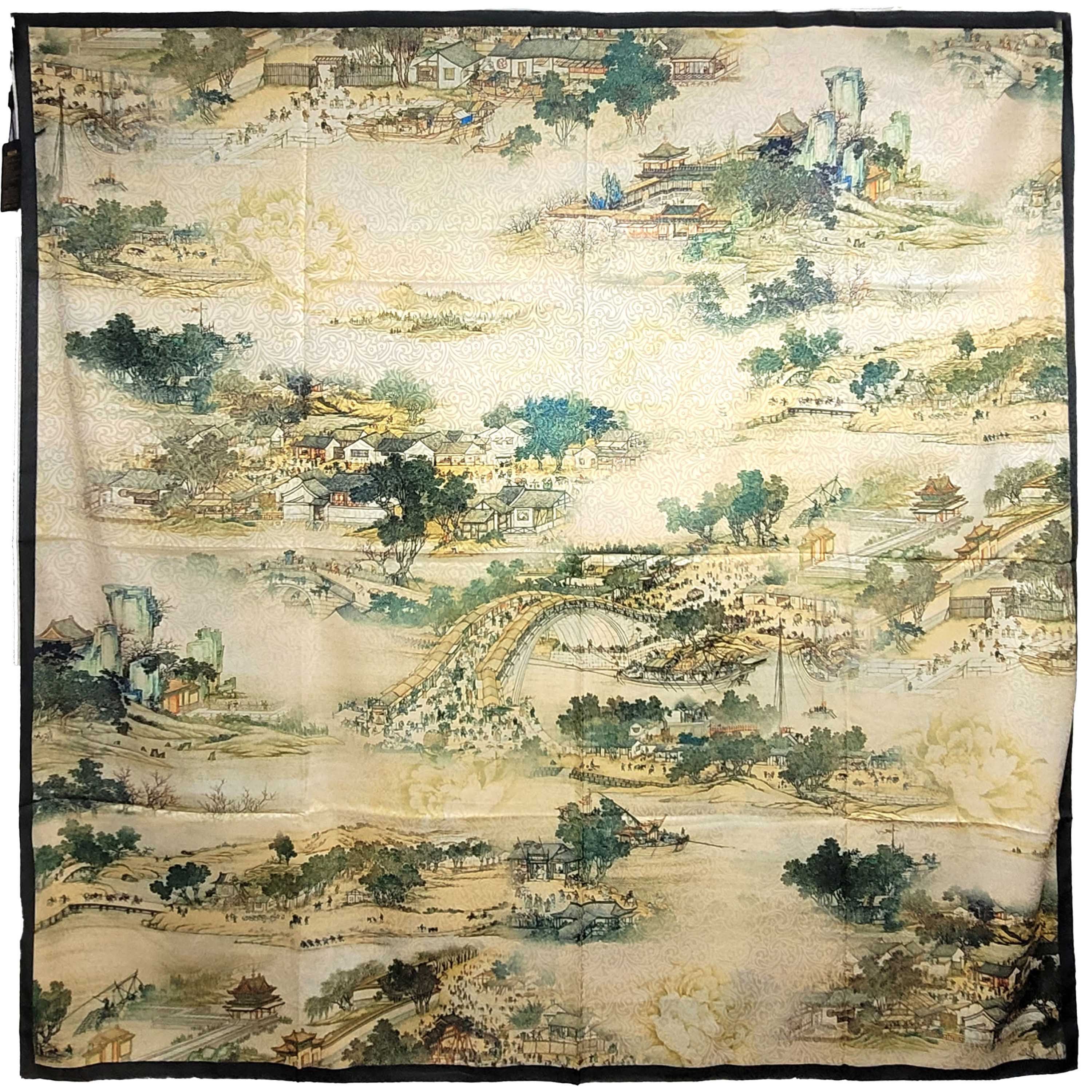 Other NWT Double Sided Silk Scarf 52"x52" Large Square Wrap 3211 Size ONE SIZE - 2 Thumbnail