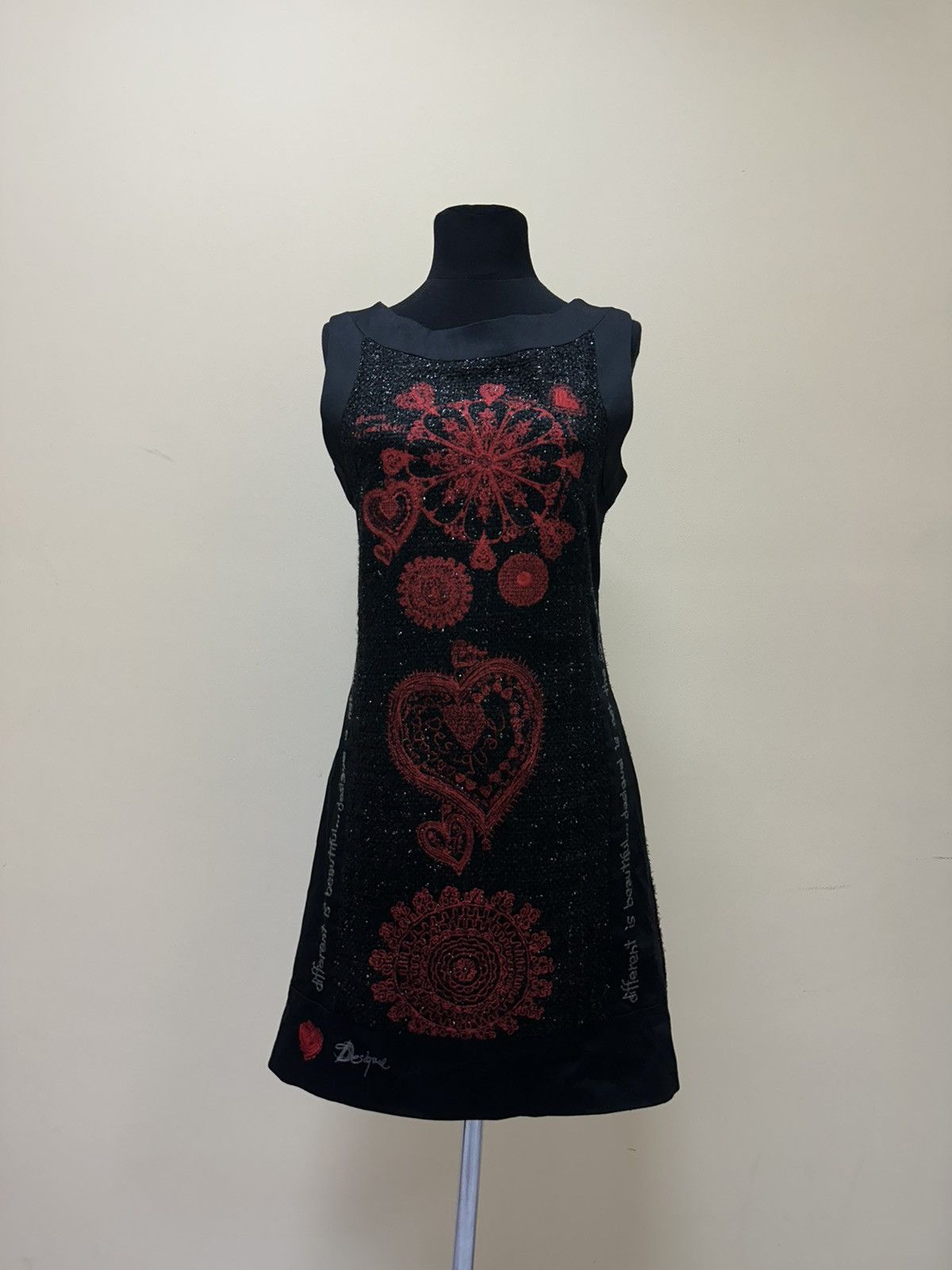 Designer × Desigual Dress Desigual Crazy Flowers size 38 Size XS / US 0-2 / IT 36-38 - 1 Thumbnail