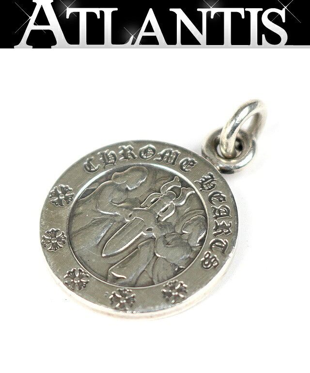 アクセサリー CHROME HEARTS Angel Medal V1 Charm Chrome Hearts Chrome Hearts Angel Medal Charm V1 Silver | Grailed