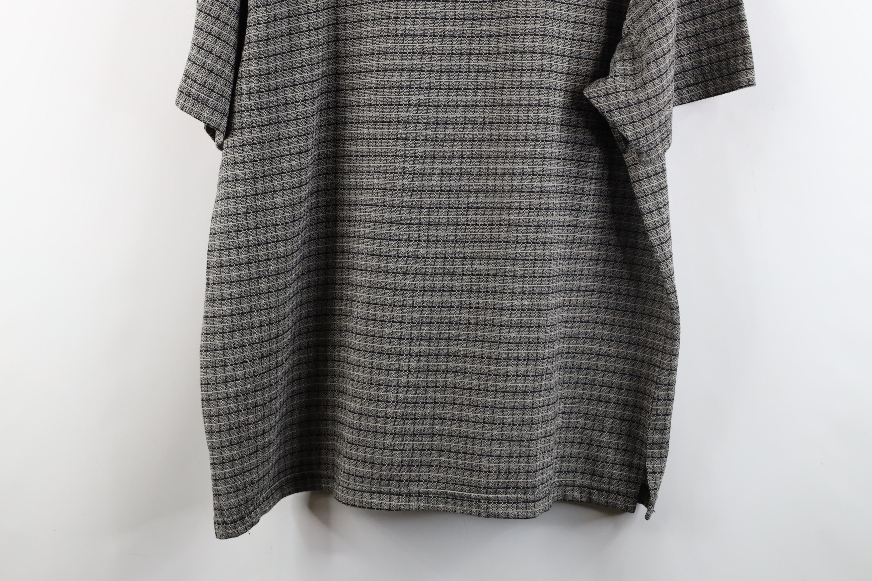 Vintage Vintage 90s Streetwear Checkered Knit Collared Golf Polo Size US L / EU 52-54 / 3 - 12 Thumbnail