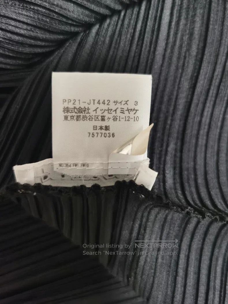 Issey Miyake Issey Miyake Black Spring Top Size L / US 10 / IT 46 - 4 Thumbnail