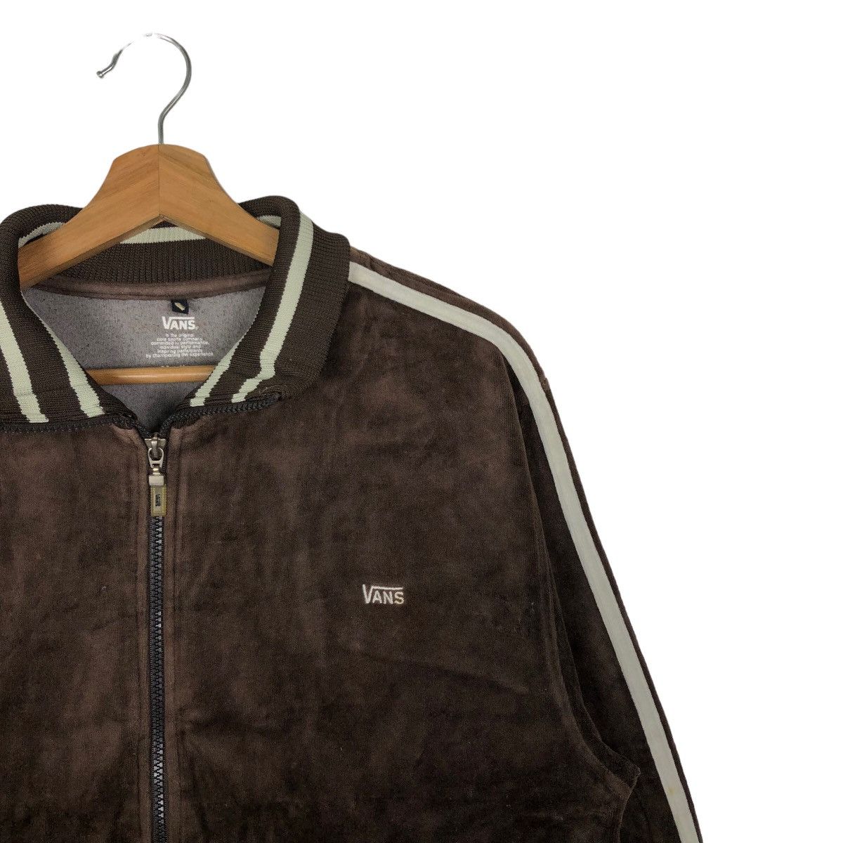 Japanese Brand 🔥90s Vintage Streetwear Velvet Jumper Jacket Vans Skategang Size US M / EU 48-50 / 2 - 7 Thumbnail