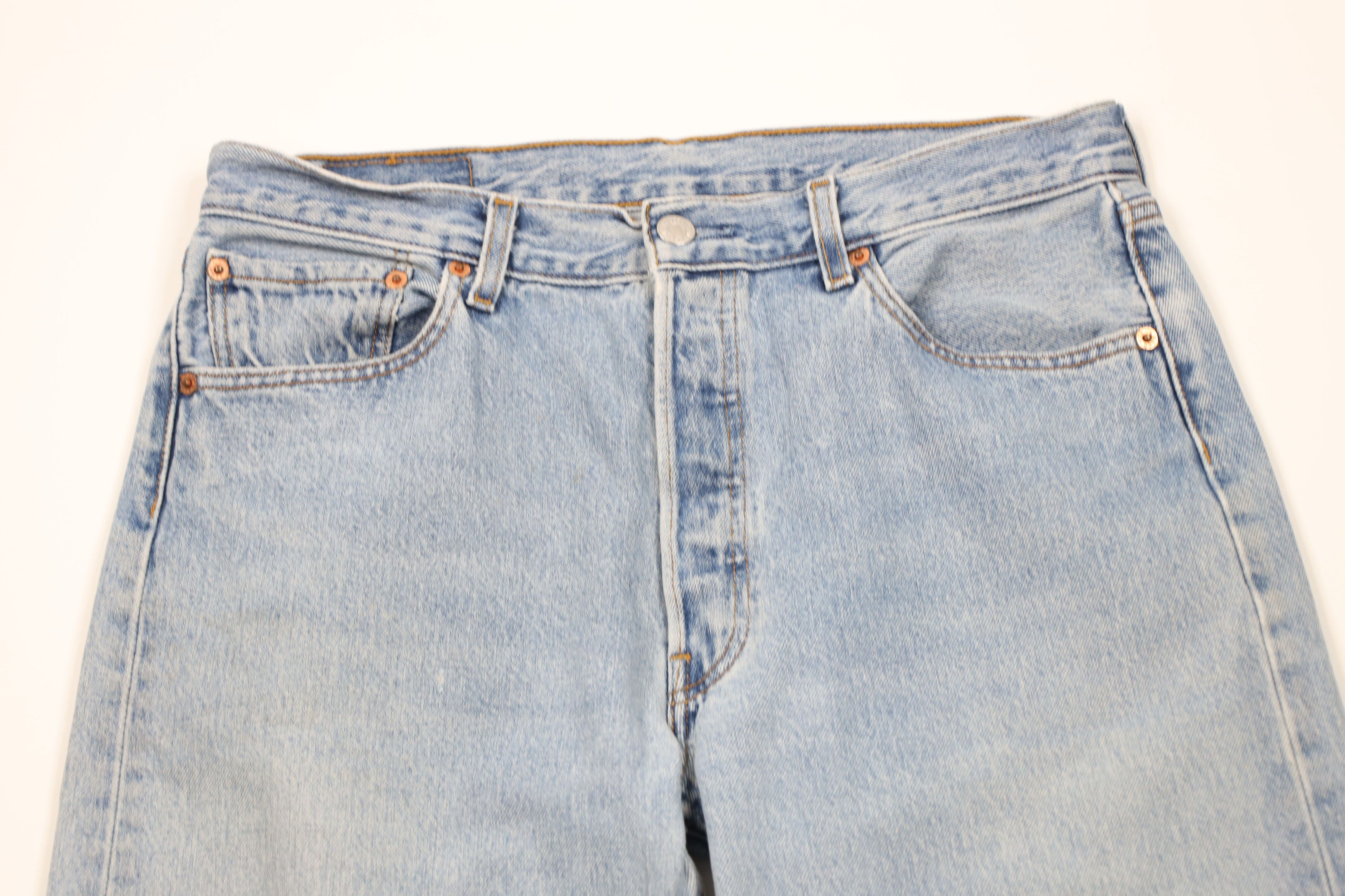 Levi's Vintage Y2K 2000 Levis 501xx Button Fly Original Fit Jeans Size US 33 - 2 Thumbnail