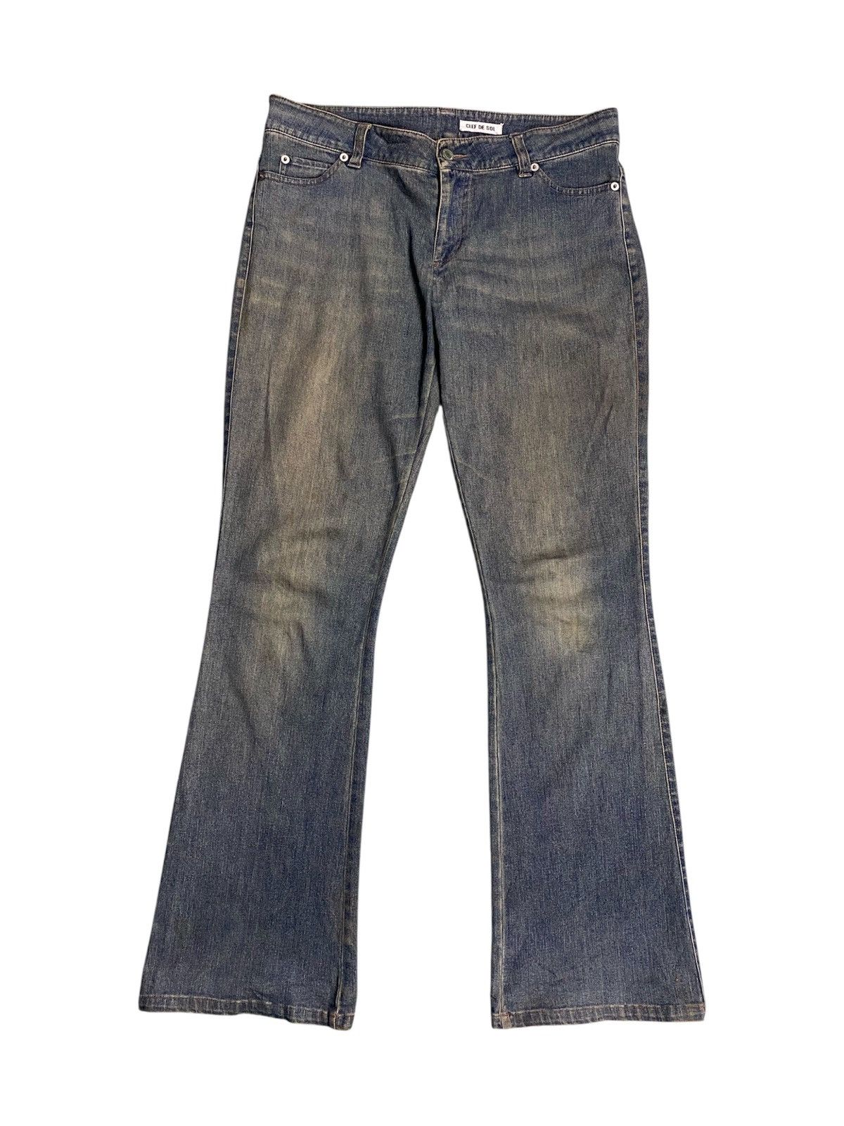 Japanese Brand Clef De Sol Bootcut Jeans Size US 30 / EU 46 - 1 Thumbnail
