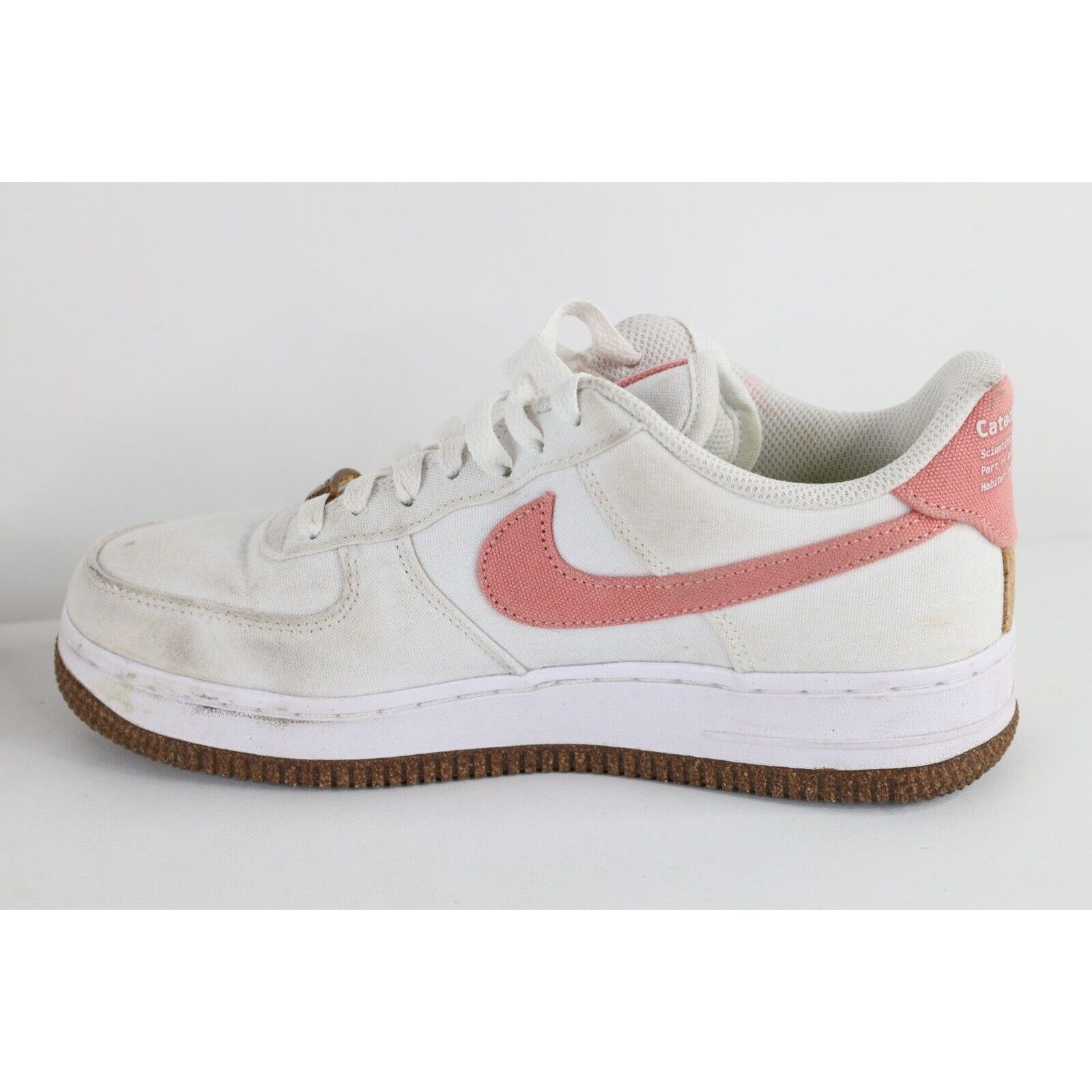 Nike Nike Air Force 1 Distressed Spell Out Catechu Canvas Shoes Size US 7 / IT 37 - 8 Thumbnail