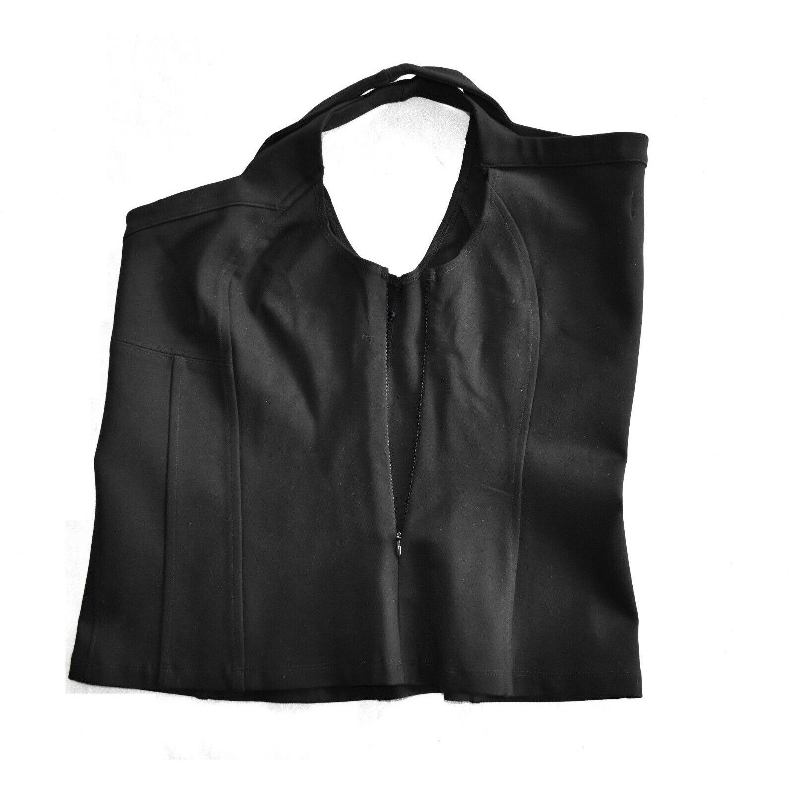 Anthropologie NWT ANTHROPOLOGIE Black Side Zipper Tunk Top Size M $78 Size M / US 6-8 / IT 42-44 - 4 Thumbnail