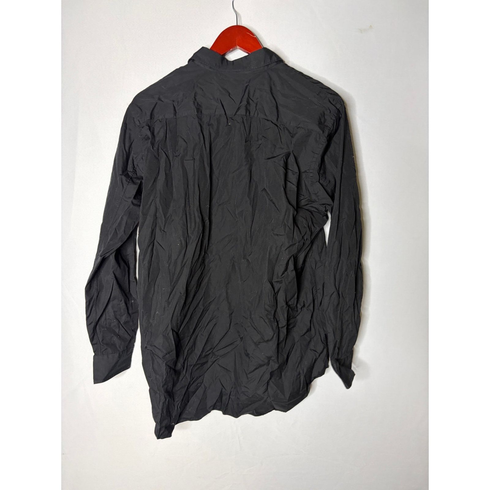 Comme des Garcons Comme des Garsons Men Black Heart-patch poplin shirt sz L Size US L / EU 52-54 / 3 - 9 Thumbnail