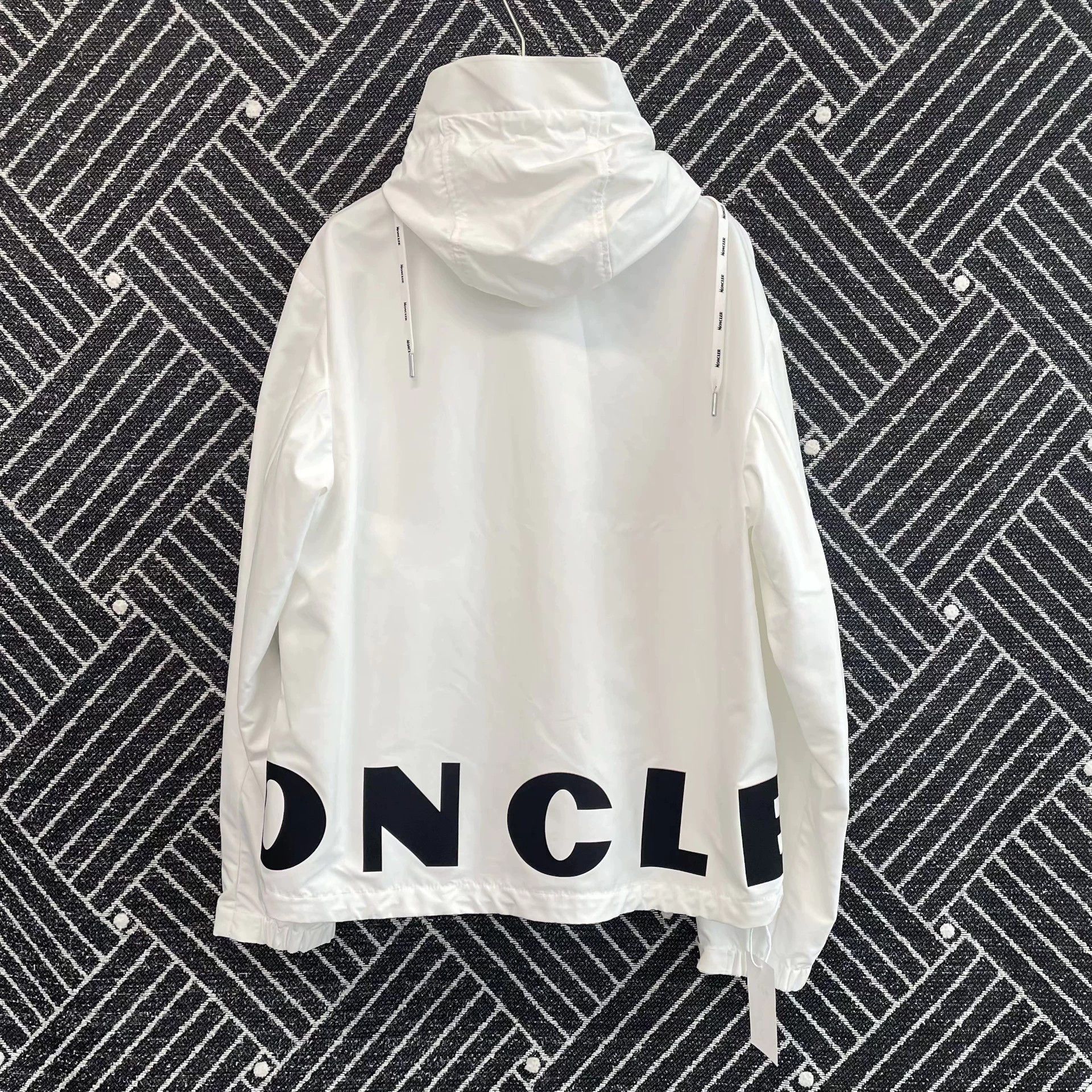 Moncler Moncler 98 New hooded-zip white jacket 3 Size US L / EU 52-54 / 3 - 2 Thumbnail