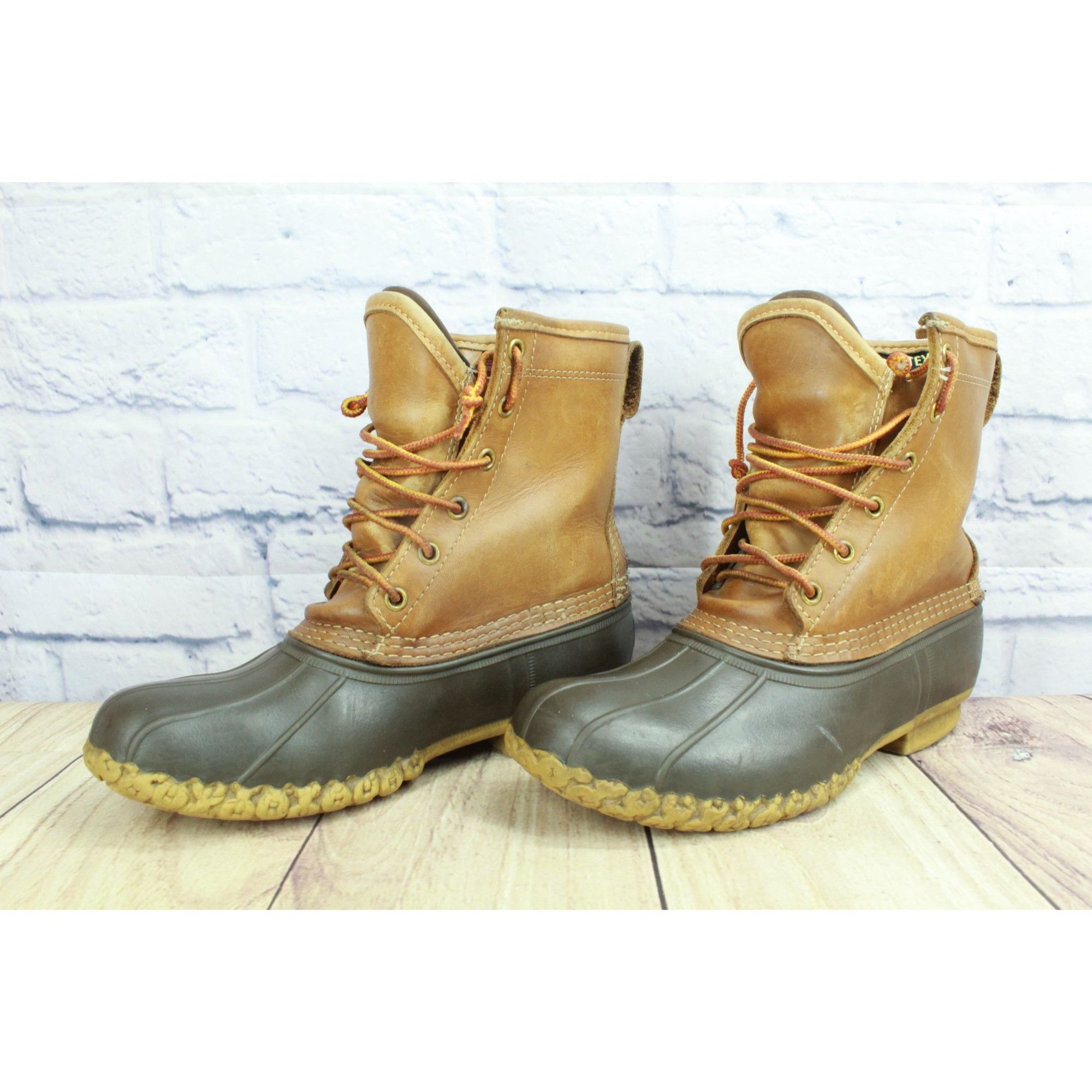 L.L. Bean LL Bean Women’s 8" Gore-Tex Insulated Brown Leather Boots Size US 7 / IT 37 - 2 Thumbnail