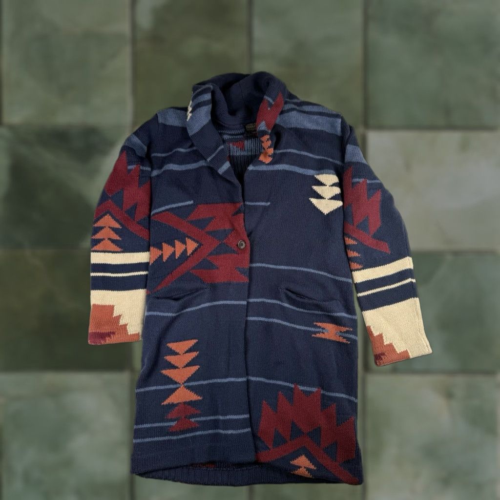 Pendleton Pendleton Women's Small Multicolor Tribal Southwest Aztec Knit Cardigan Sweater Pullover Long Sleeve Regular Size S Color Multicolor Size S / US 4 / IT 40 - 1 Thumbnail