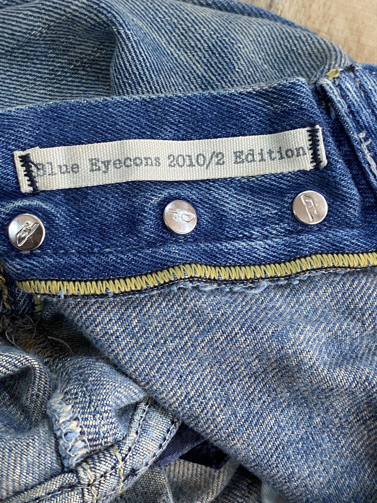 Diesel Diesel Blue Eyecons 2010/2 Distressed Jeans Size US 32 / EU 48 - 9 Thumbnail