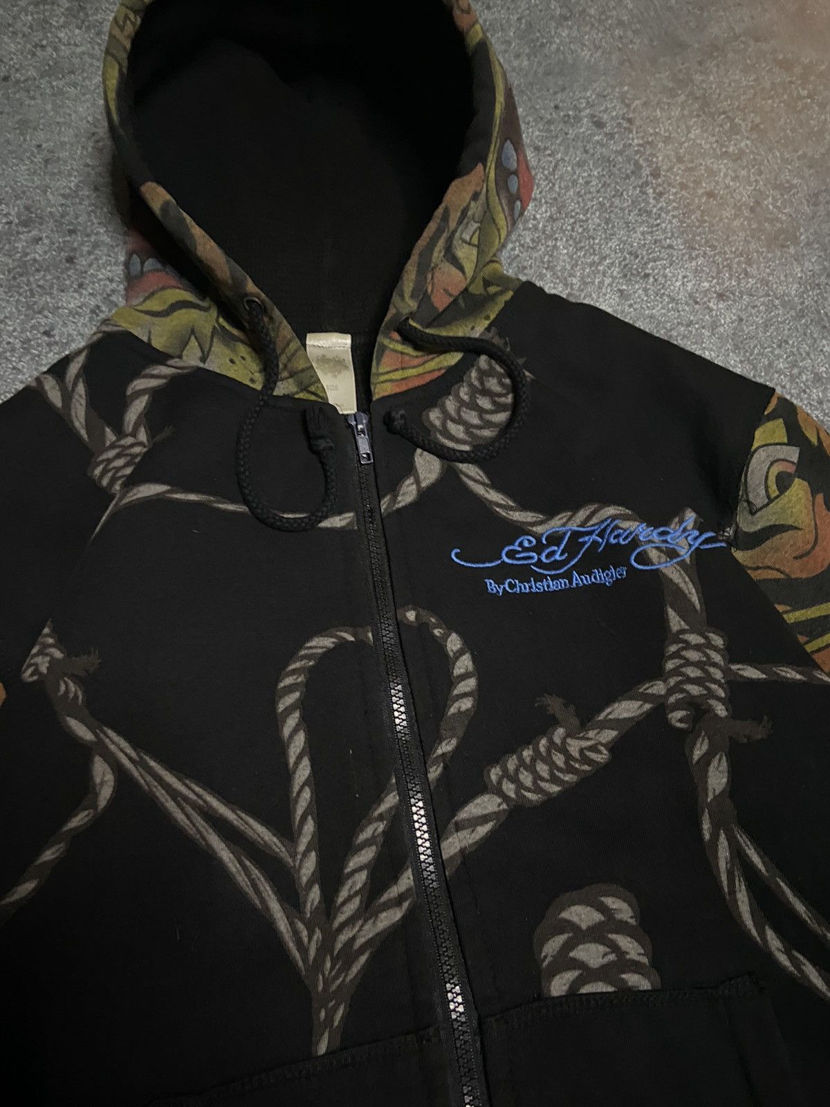 Christian Audigier × Ed Hardy Zip hoodie ED HARDY Size US M / EU 48-50 / 2 - 6 Thumbnail