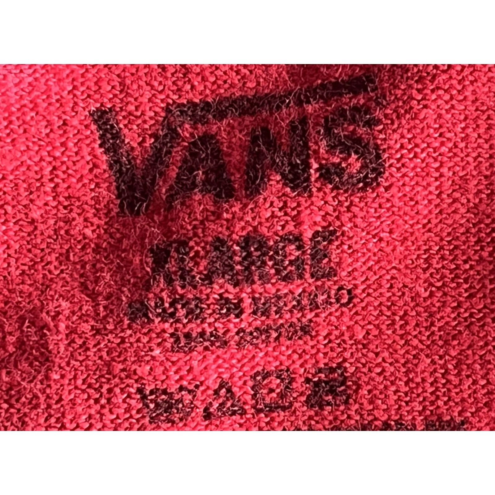 Vans VANS T-Shirt Mens XL Red Off The Wall Logo Short Sleeves Round Neck Cotton Regular Size US XL / EU 56 / 4 - 5 Thumbnail