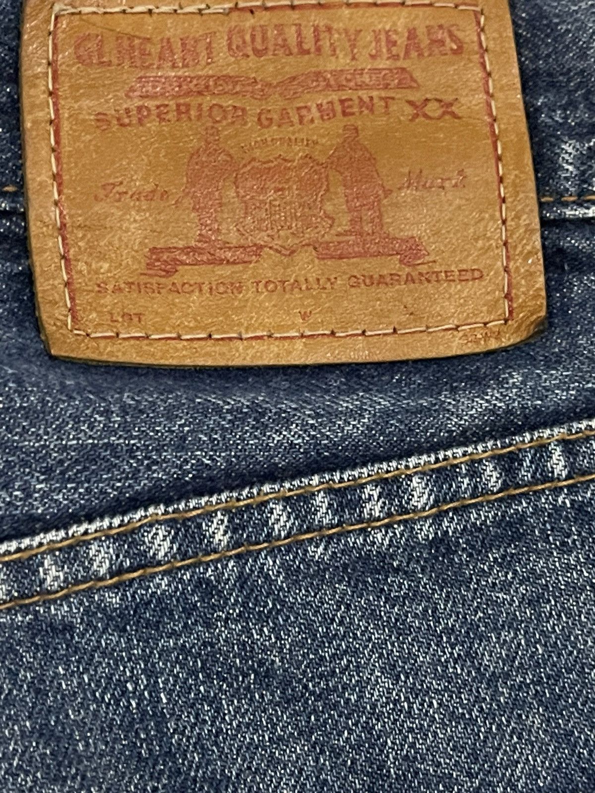 14th Addiction Vintage Japanese Brand Blue Wash Distress Baggy Jeans Size US 30 / EU 46 - 7 Thumbnail