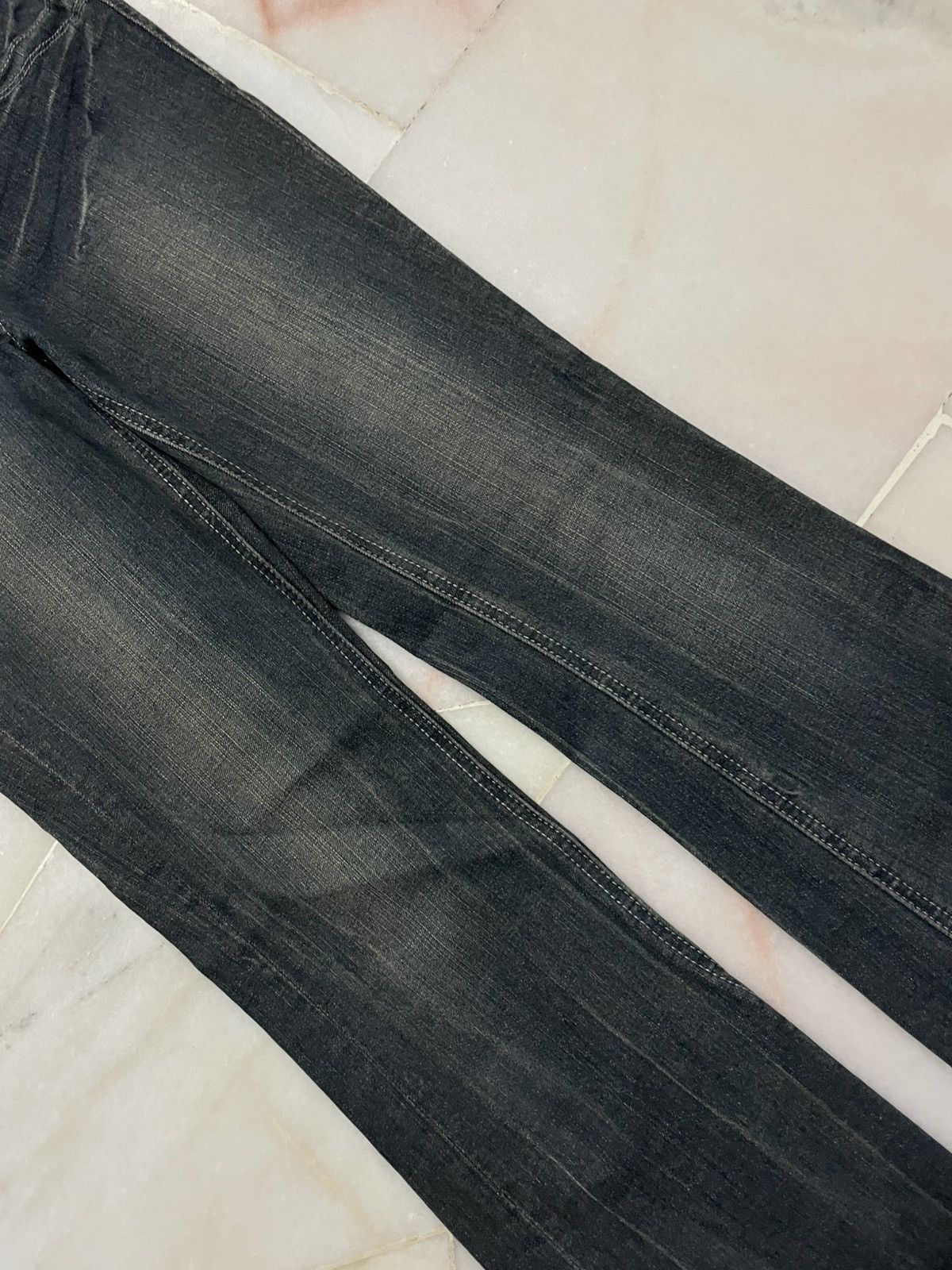 Vintage 💥Insane💥Flared The Oria Japanese Mudwash Clawmark Bootcut Size 29" - 5 Thumbnail