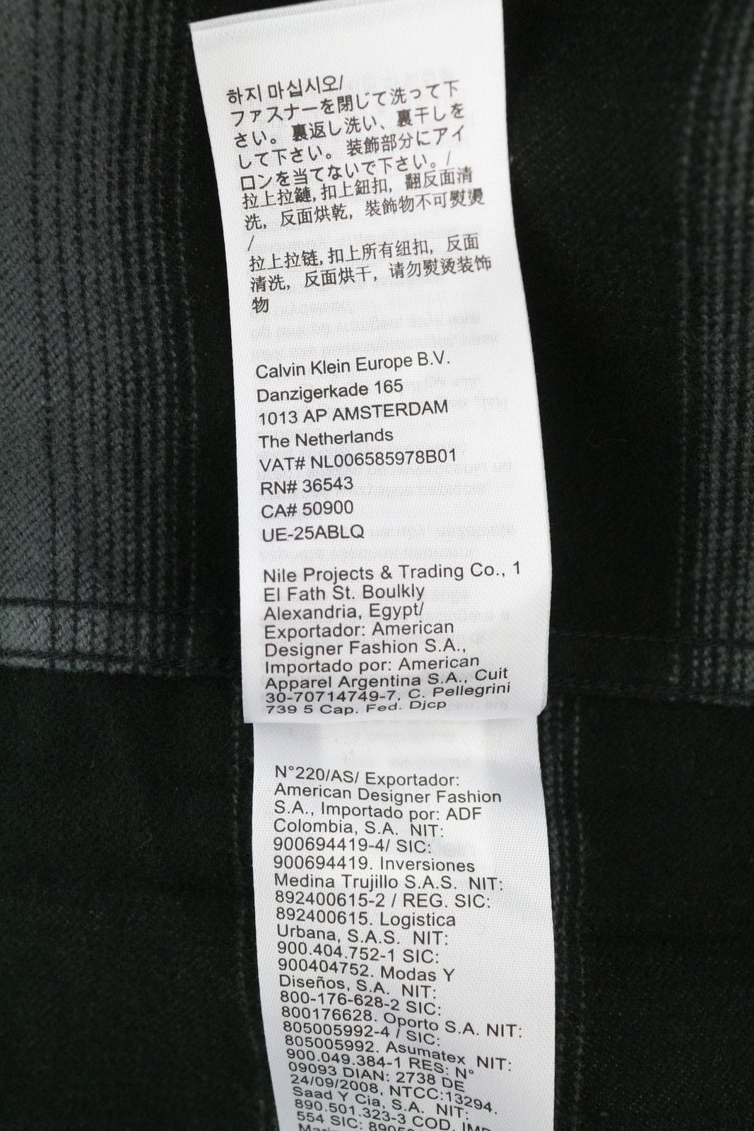 Calvin Klein TWILL FLEECE CHECK S Black Snap Overshirt Jacket 84935 Size US S / EU 44-46 / 1 - 9 Thumbnail