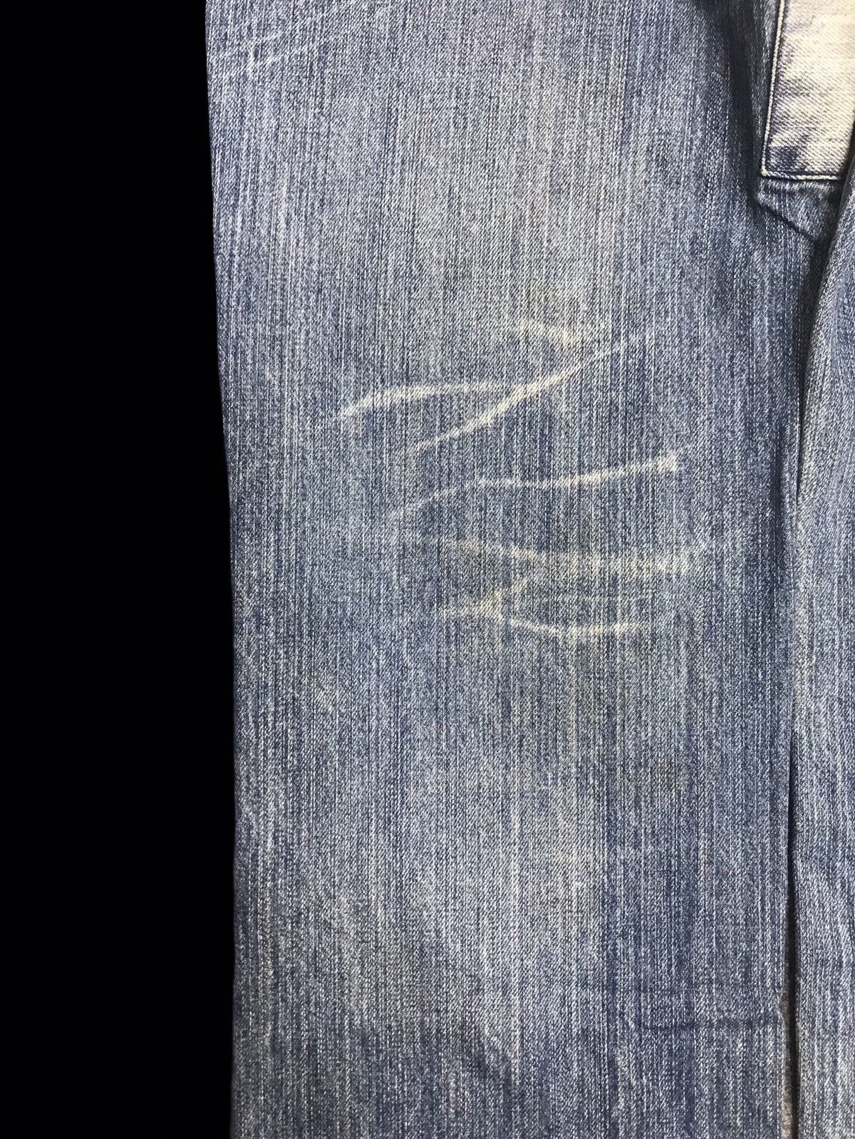 Designer 💥DENIM ART💥ZEROSAIL Japan Distressed Patchwork Denim F176 Size US 34 / EU 50 - 13 Thumbnail