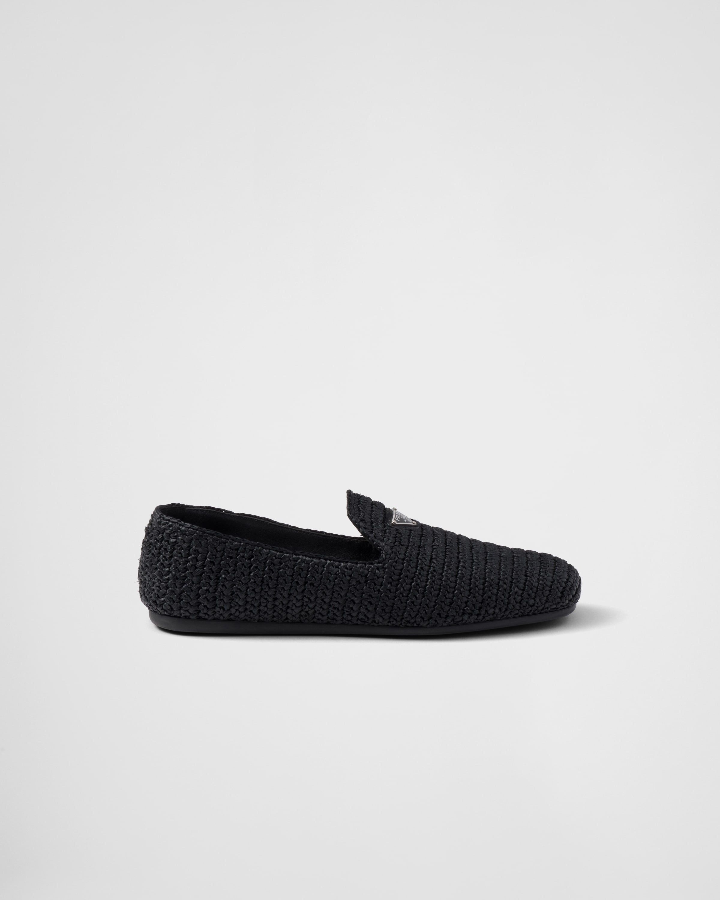 Prada o1bcso1str1025 Crochet Slip-On Shoes in Black Size US 10 / EU 43 - 2 Thumbnail