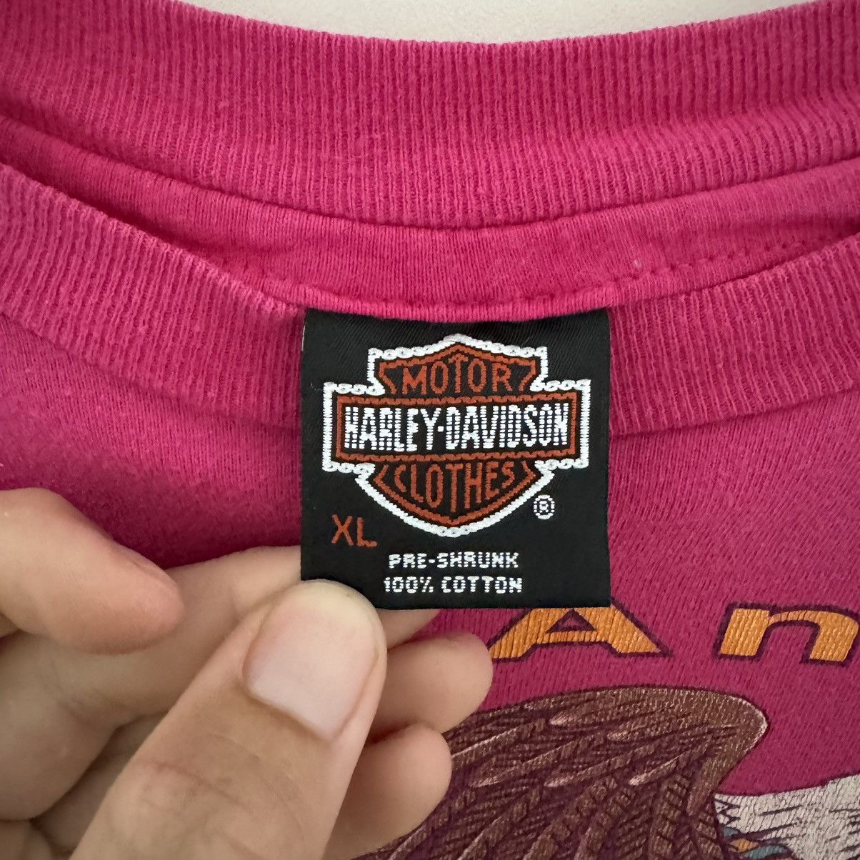 Harley Davidson × Vintage Vintage Harley Davidson sturgis South Dakota pink T shirt Size US XL / EU 56 / 4 - 7 Thumbnail