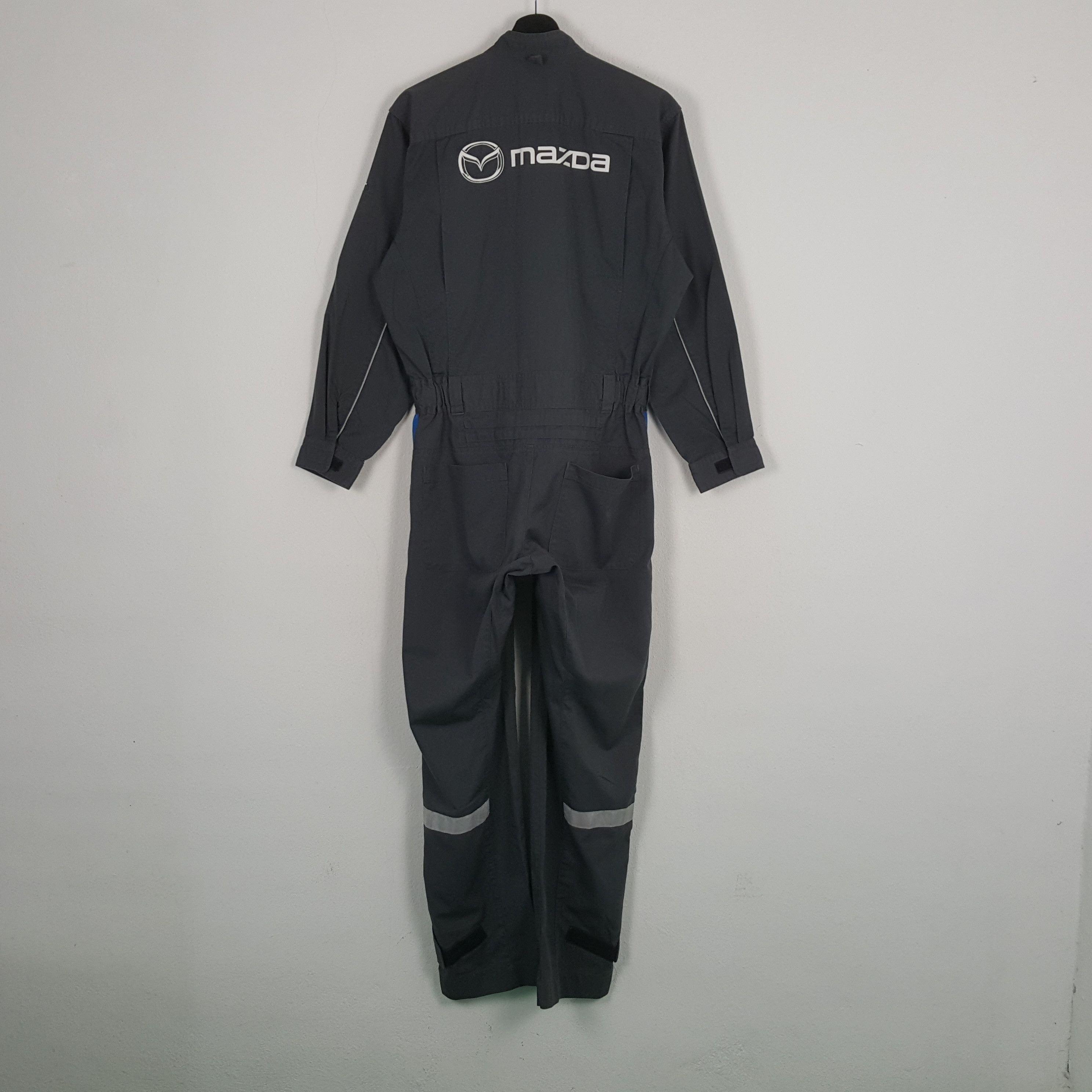 Vintage Mazda Racing Workwear Motorsports Coverall Jacket RR18 Size US M / EU 48-50 / 2 - 1 Thumbnail