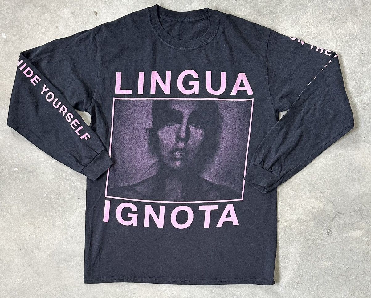 Vintage LINGUA IGNOTA KRISTIN HAYTER LS TEE Size US M / EU 48-50 / 2 - 1 Thumbnail