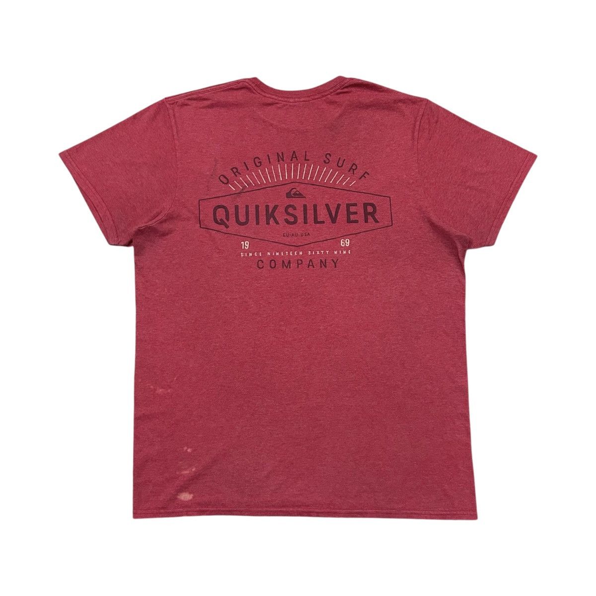 Quiksilver Quiksilver Red Logo Surf Graphic Tshirt Size US M / EU 48-50 / 2 - 1 Thumbnail