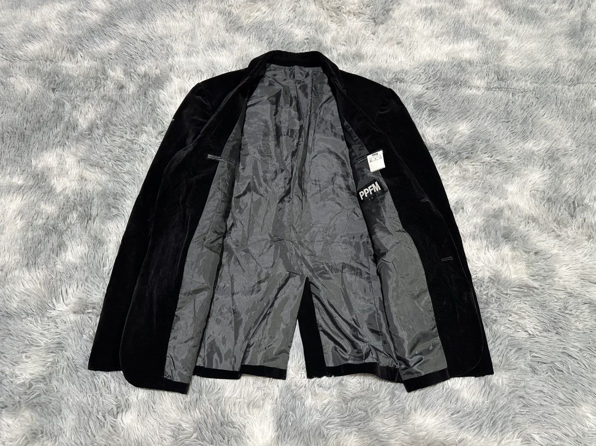 PPFM 🔥PPFM Velvet Single Breasted Blazer Tailored Jacket Size US L / EU 52-54 / 3 - 6 Thumbnail