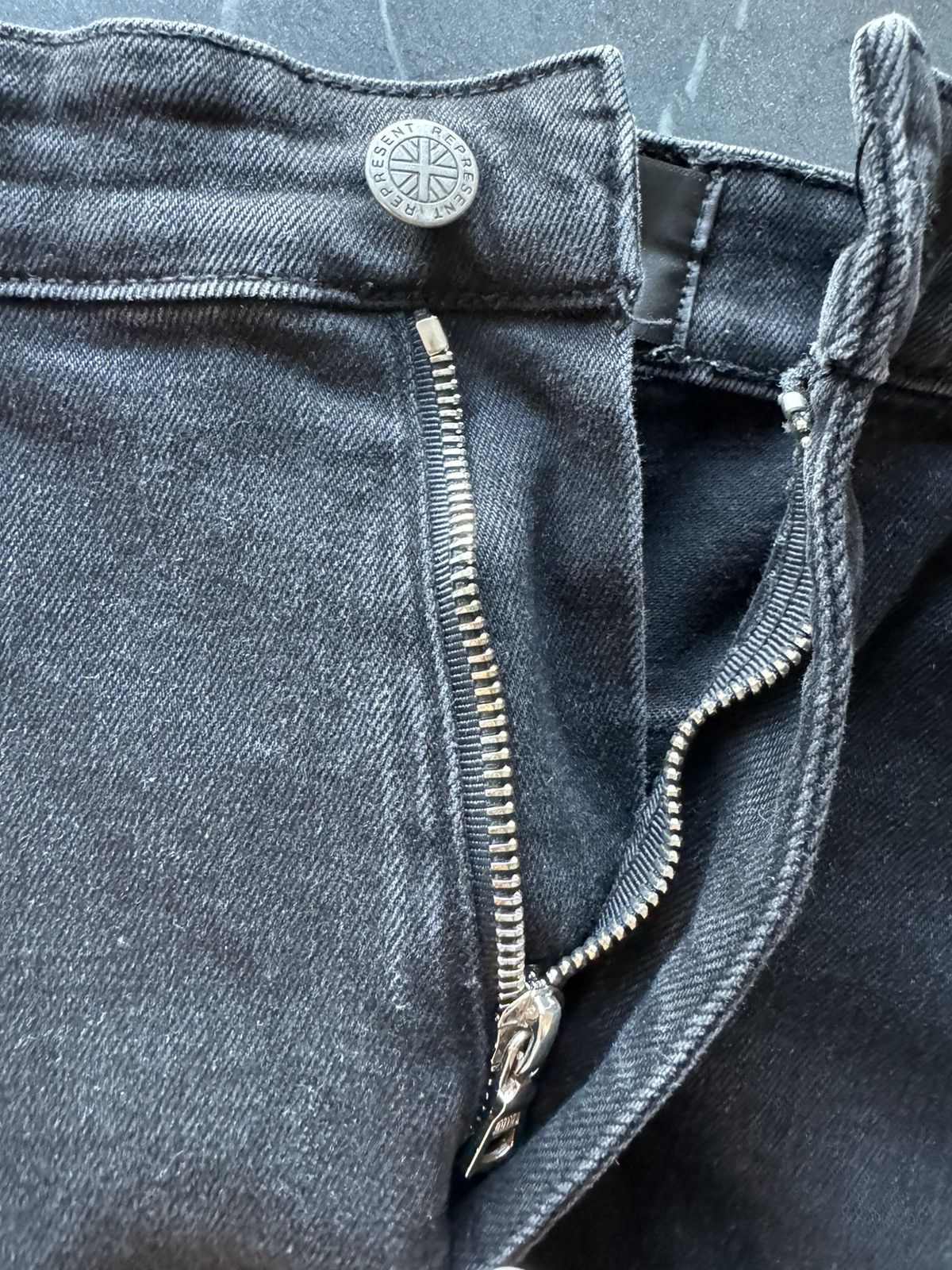 Represent Clo. WIDE AWAKE DESTROYER DENIM JEANS Size US 32 / EU 48 - 5 Thumbnail