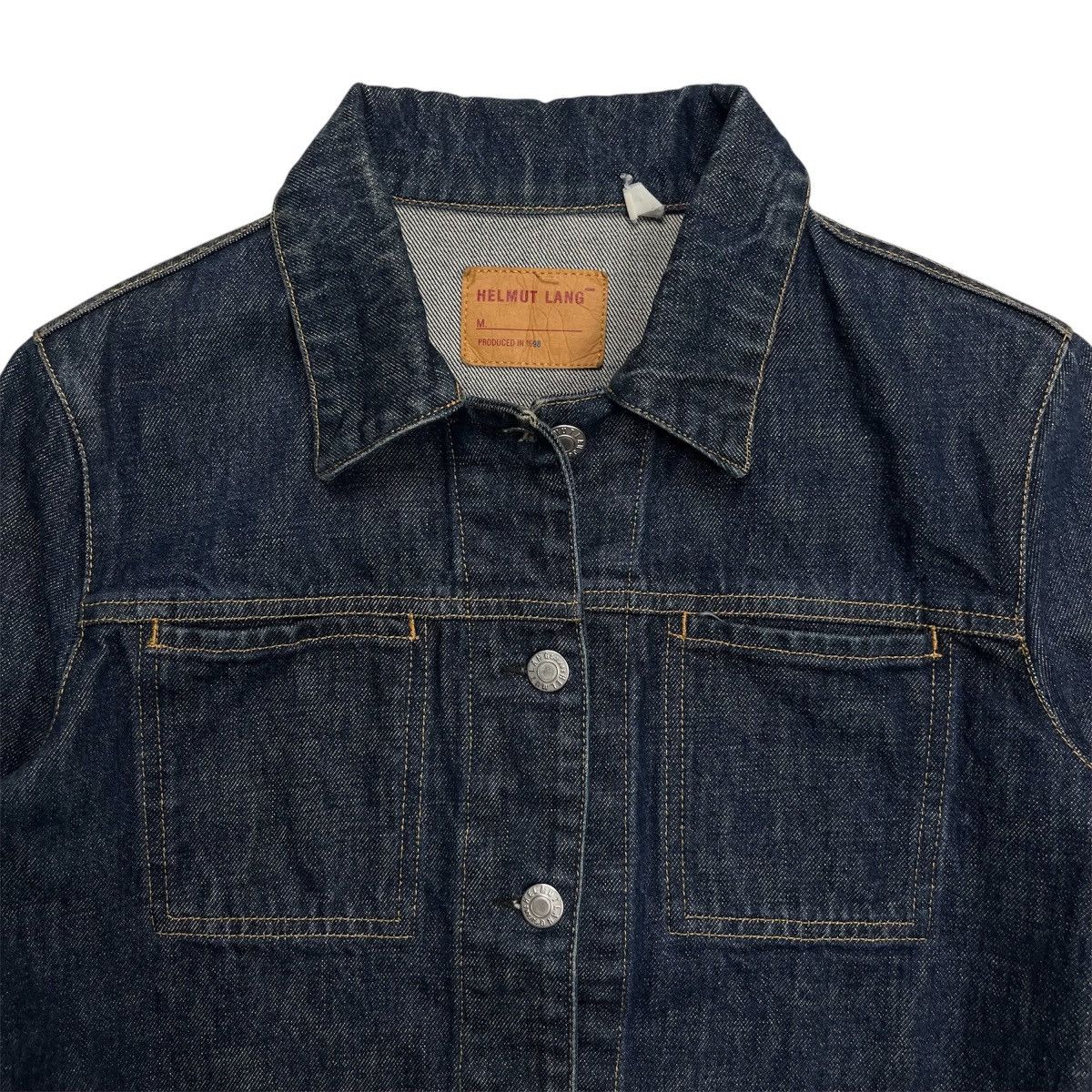 Helmut Lang AW 1998 Helmut Lang Classic 2-Pocket Denim Jacket Size US S / EU 44-46 / 1 - 6 Thumbnail