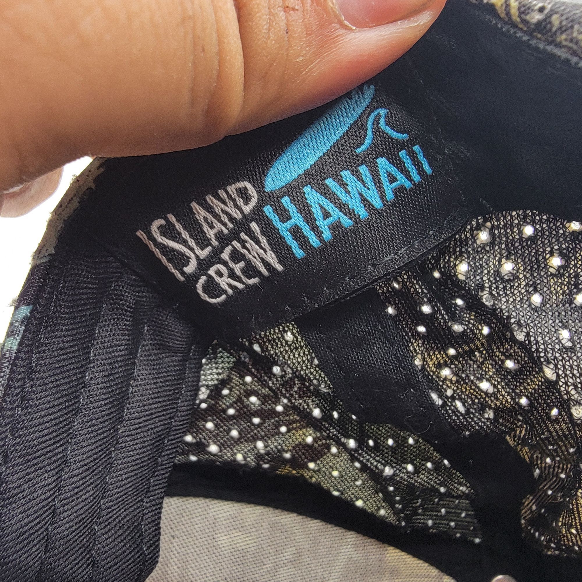 Other Island Crew Hawaii Adults Snapback Cap With Hawaiian Print B Size ONE SIZE - 5 Thumbnail