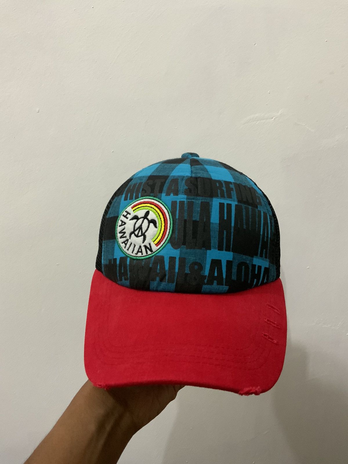 If Six Was Nine Haluhawaii Distressed Trucker Hat Size ONE SIZE - 6 Thumbnail