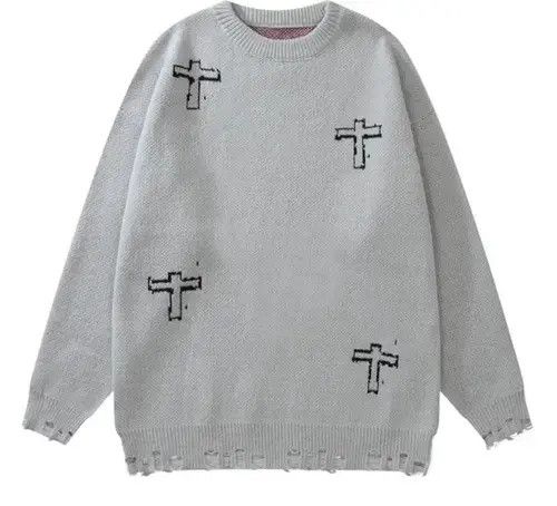 Designer × Japanese Brand Y2K Vintage Sweaters Streetwear Size US XL / EU 56 / 4 - 2 Thumbnail