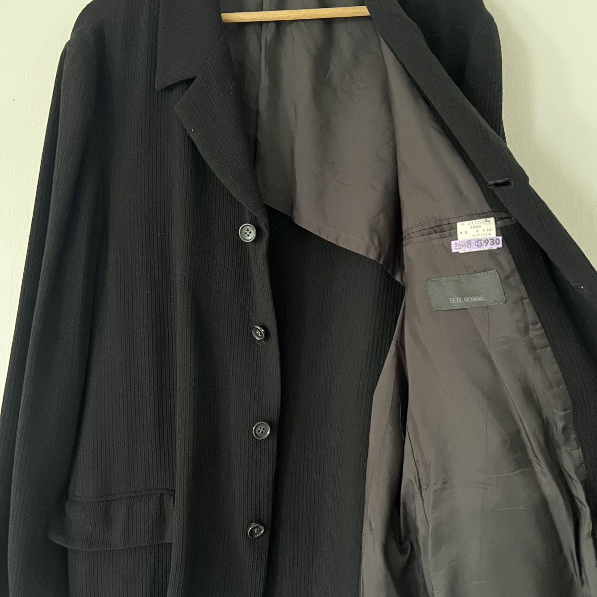 Tete Homme Tete homme woman long blazer Size L / US 10 / IT 46 - 6 Thumbnail