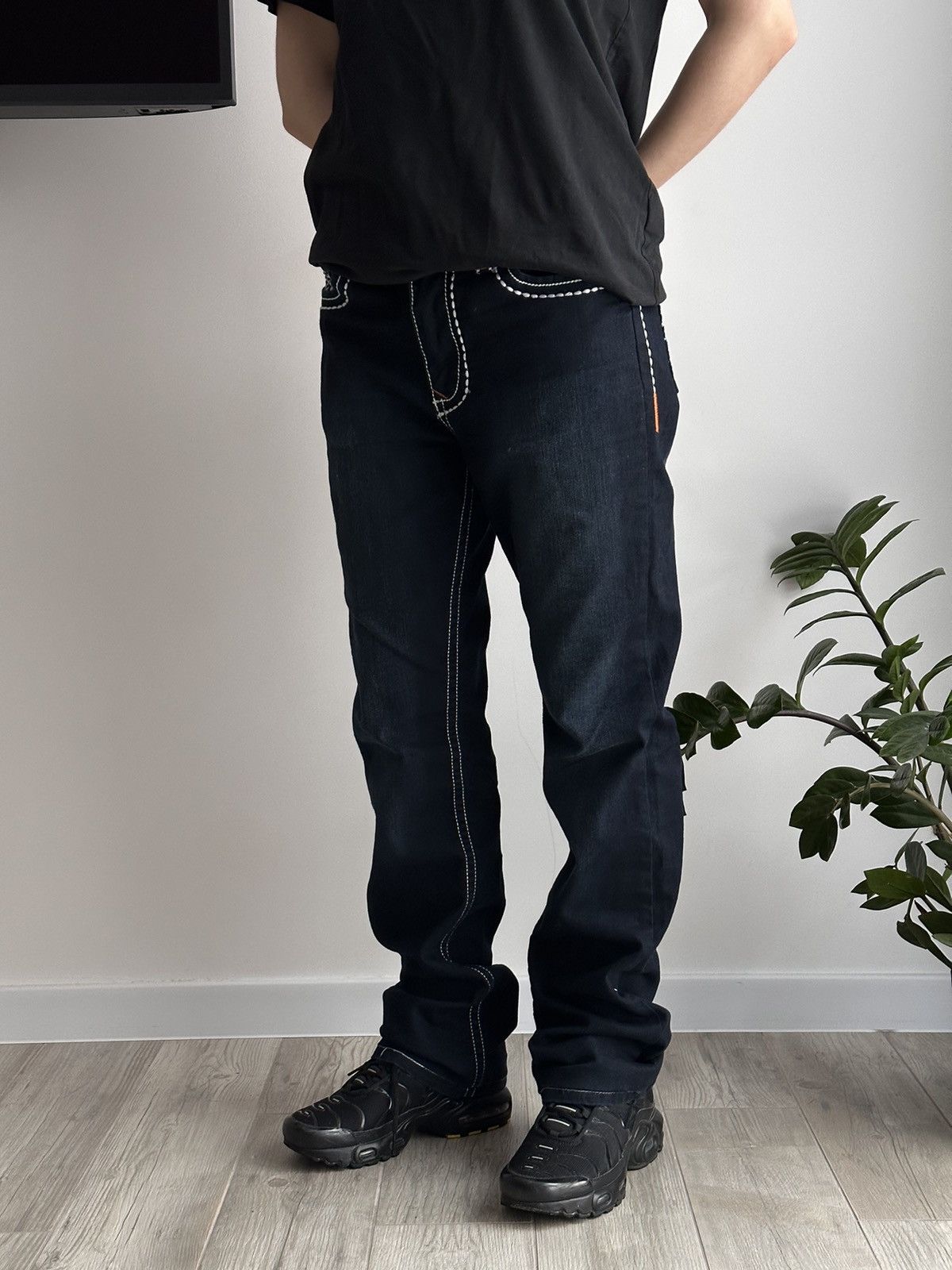 True Religion × Vintage True Religion Slim Denim Jeans Size 33" - 4 Thumbnail