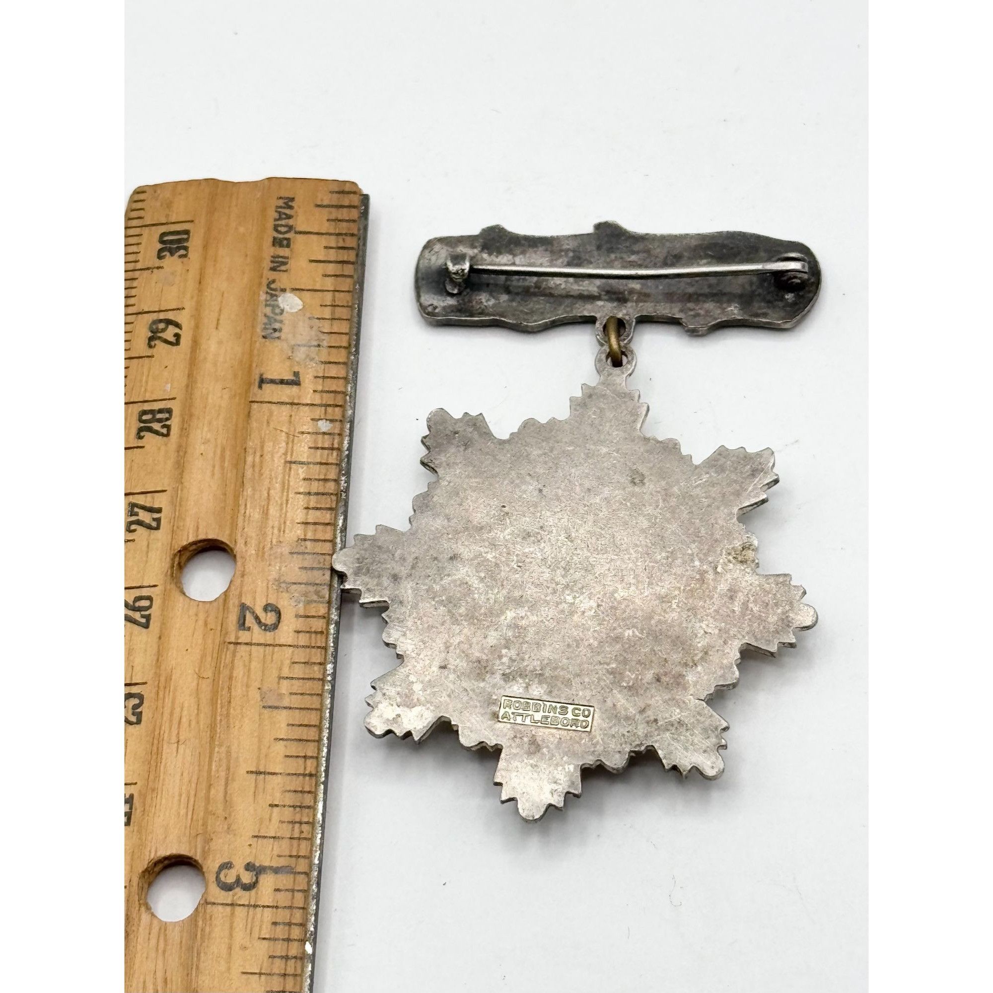 Vintage Robbins co Attleboro Catholic order of foresters enamel meda Size ONE SIZE - 5 Thumbnail
