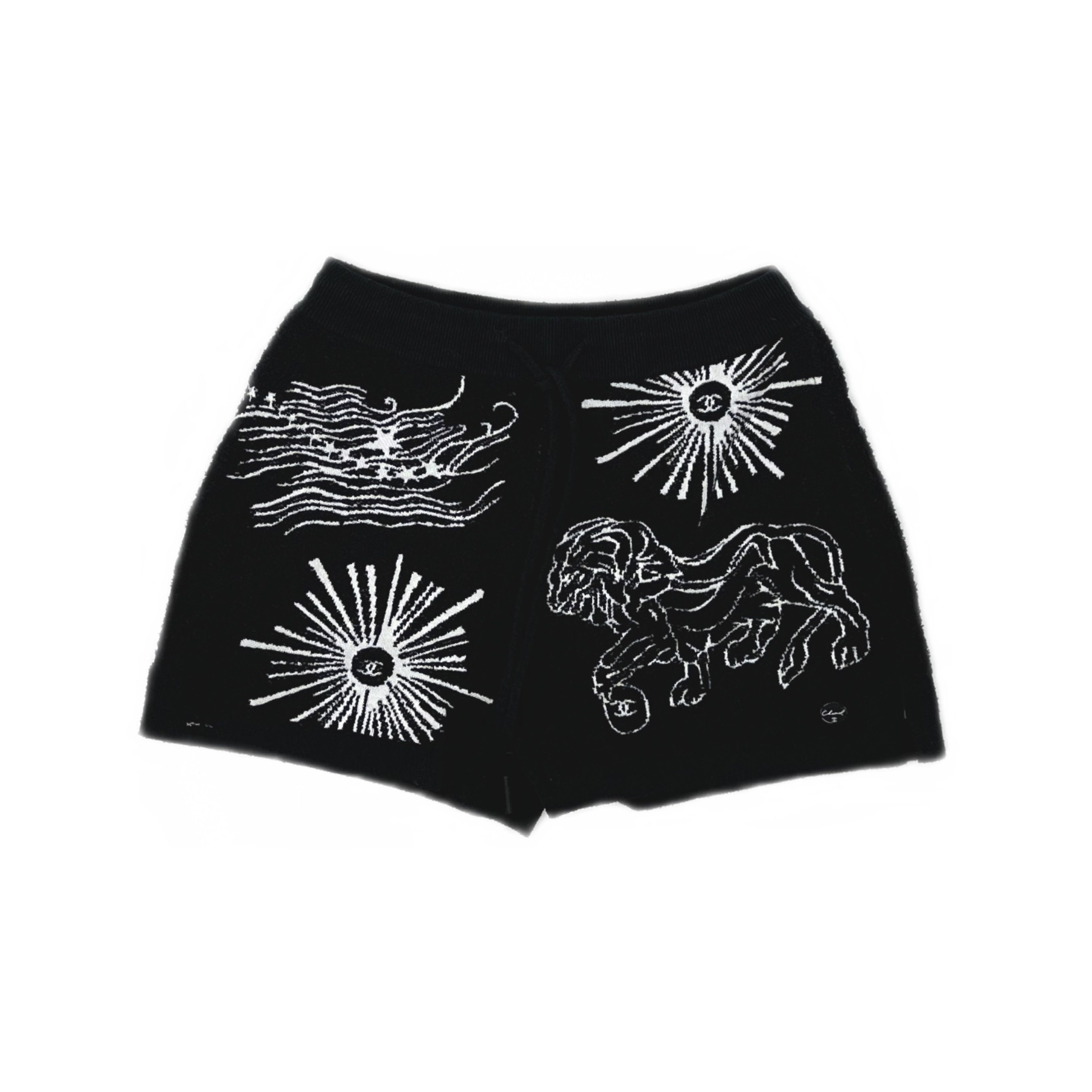 Chanel CHANEL Lion Knit Shorts Size 36 Size 26" / US 2 / IT 38 - 1 Thumbnail