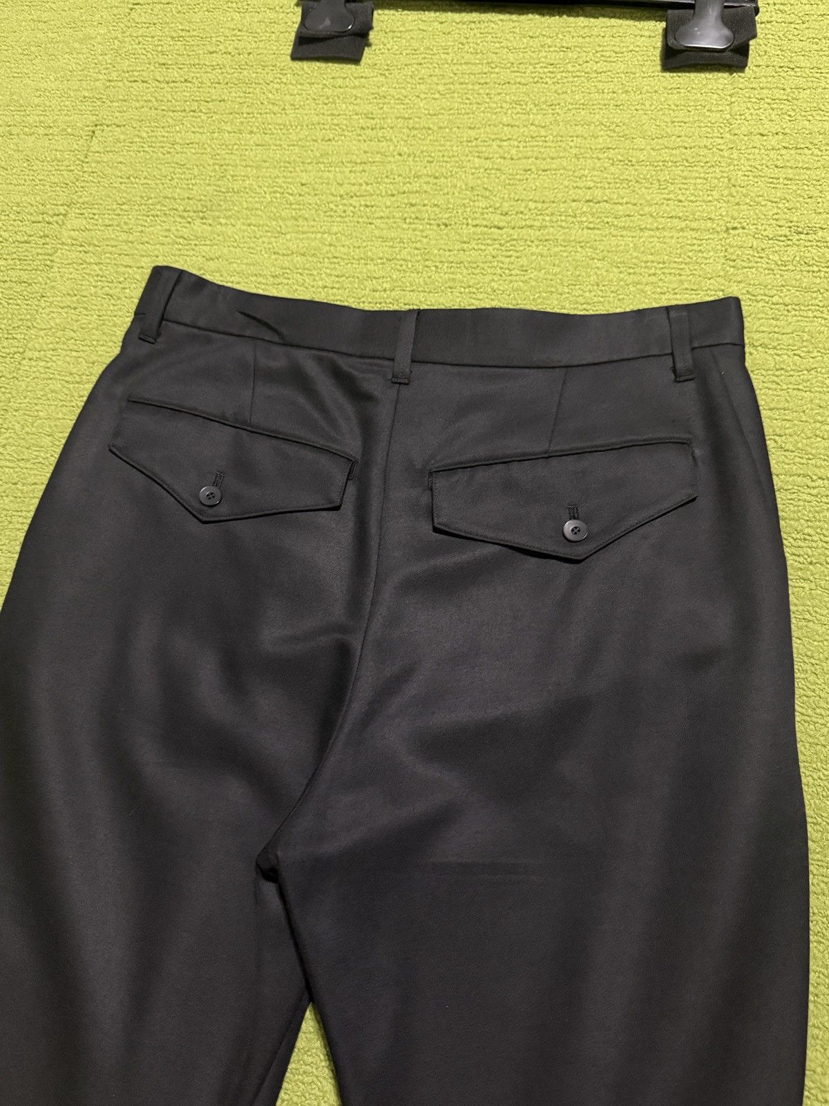 Julius Julius Black Dimensional Wool Trouser Sz 3 Size US 32 / EU 48 - 11 Thumbnail