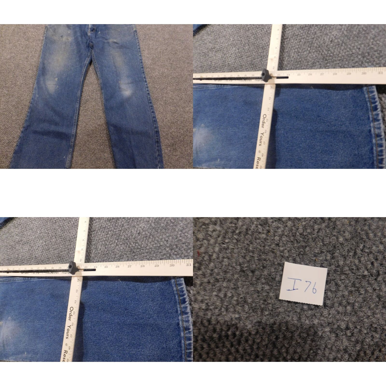 Vintage Urban Pipeline Jeans Mens 38x30 Blue Straight Classic Distressed Jeans 38 Regular Blue Denim Cotton Zip Men Straight 30 In Vintage No Mens Size US 38 / EU 54 - 8 Thumbnail
