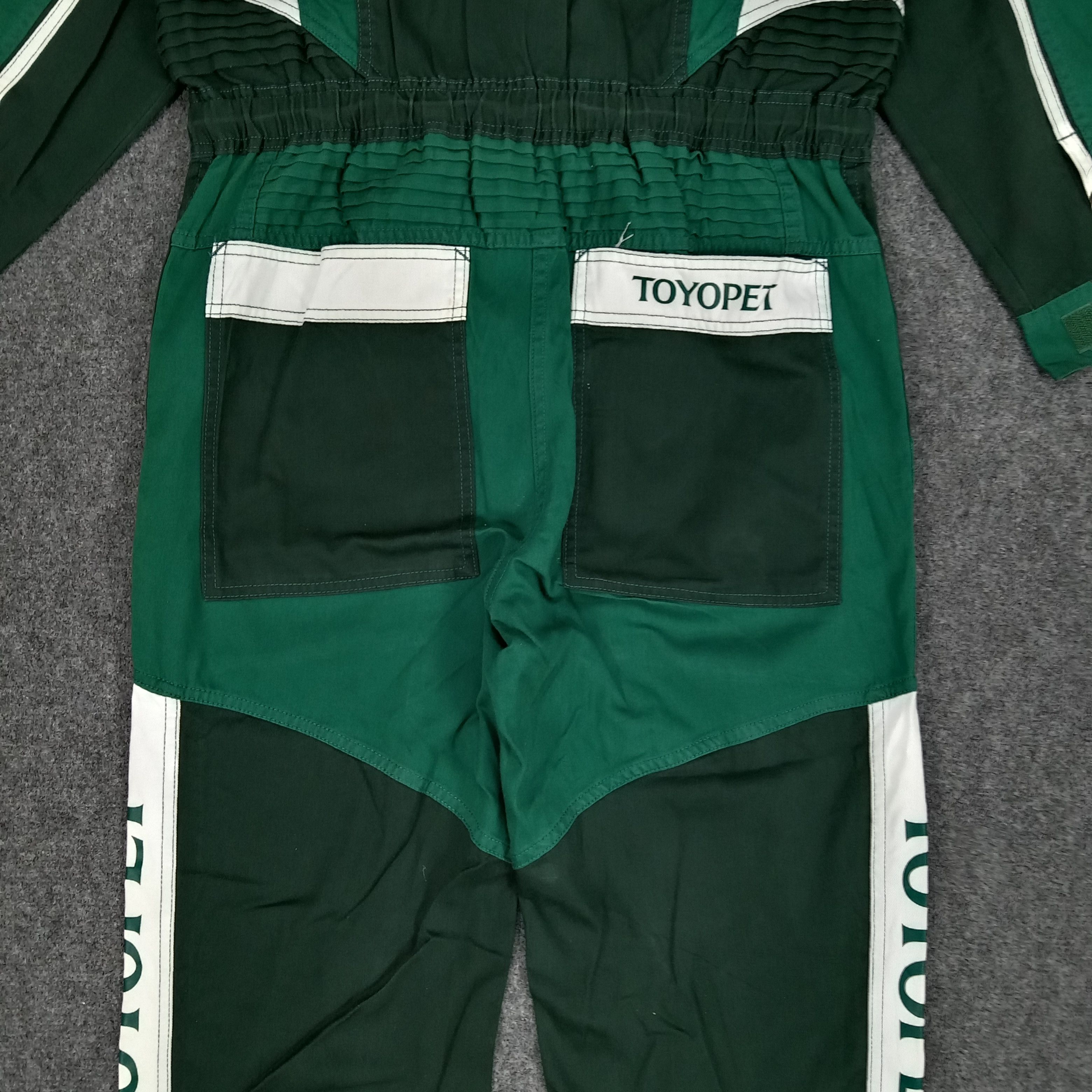 Japanese Brand × Vintage Toyopet Toyota Japanese Racing Team Coverall Jacket Size US M / EU 48-50 / 2 - 4 Thumbnail