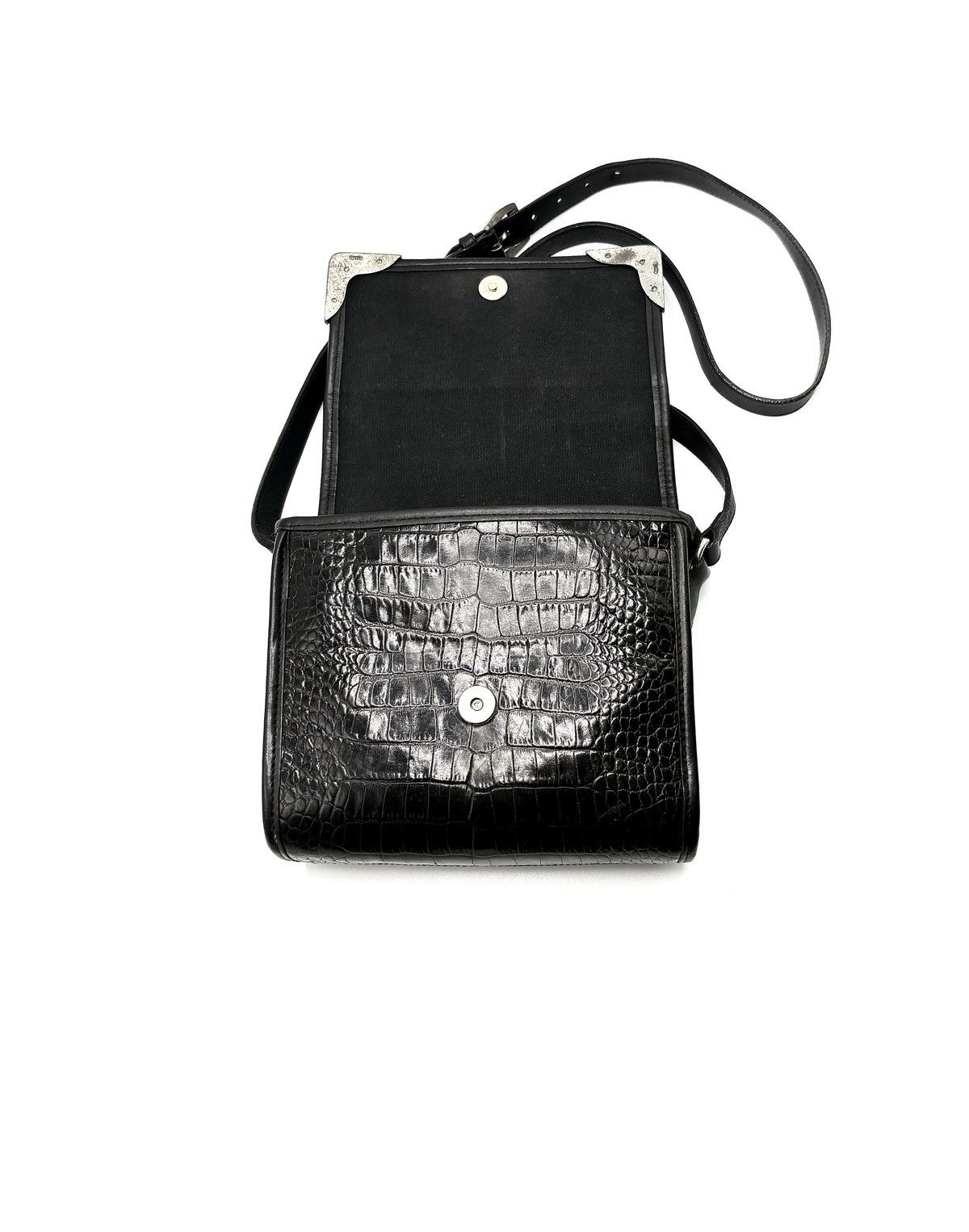 Brighton Brighton Croc-Embossed Leather Crossbody Bag Size ONE SIZE - 3 Thumbnail